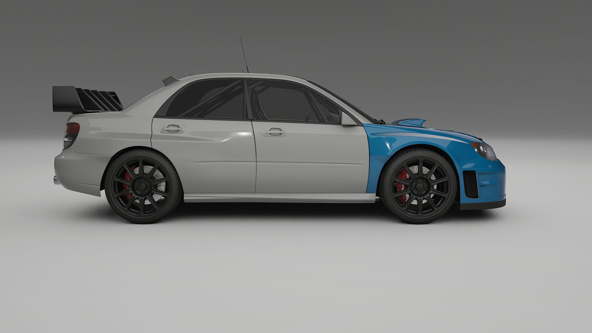 Subaru Impreza WRC GD Lackschutzfolie | CrystalGuard Transparente TPU PPF Frontschutz Kit