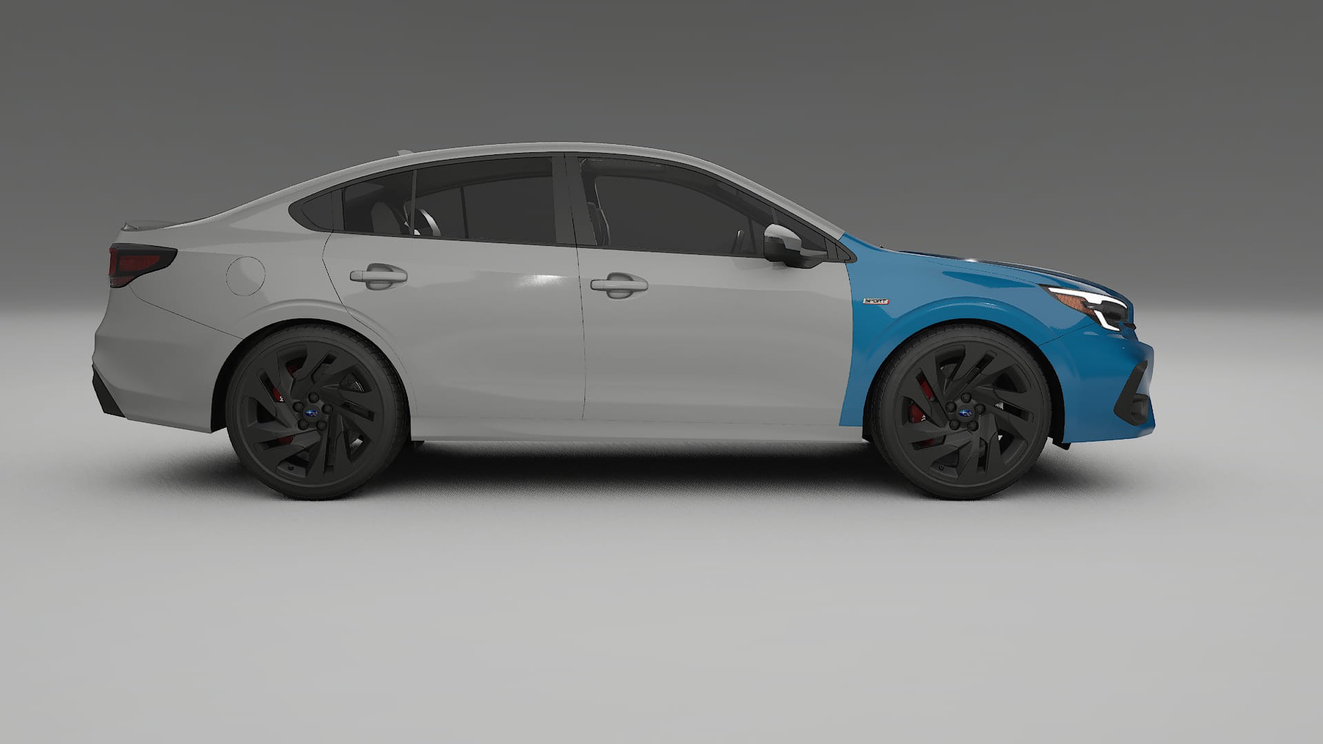 Subaru Legacy BW Lackschutzfolie | CrystalGuard Transparente TPU PPF Frontschutz Kit