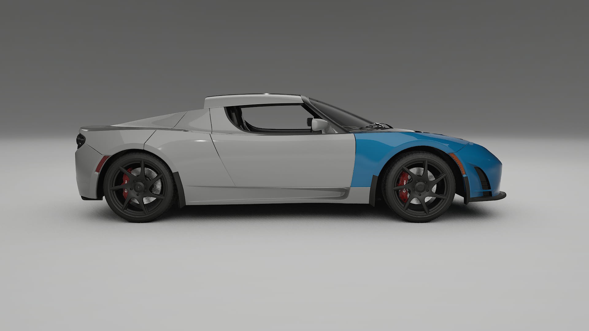 Tesla Roadster 2.5 Lackschutzfolie | CrystalGuard Transparente TPU PPF Frontschutz Kit