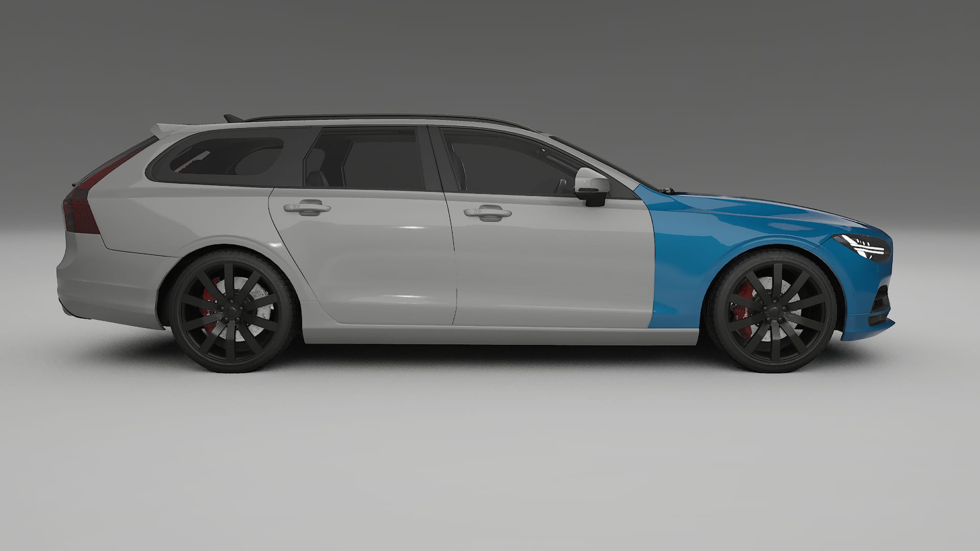 Volvo V90 P5 Lackschutzfolie | CrystalGuard Transparente TPU PPF Frontschutz Kit