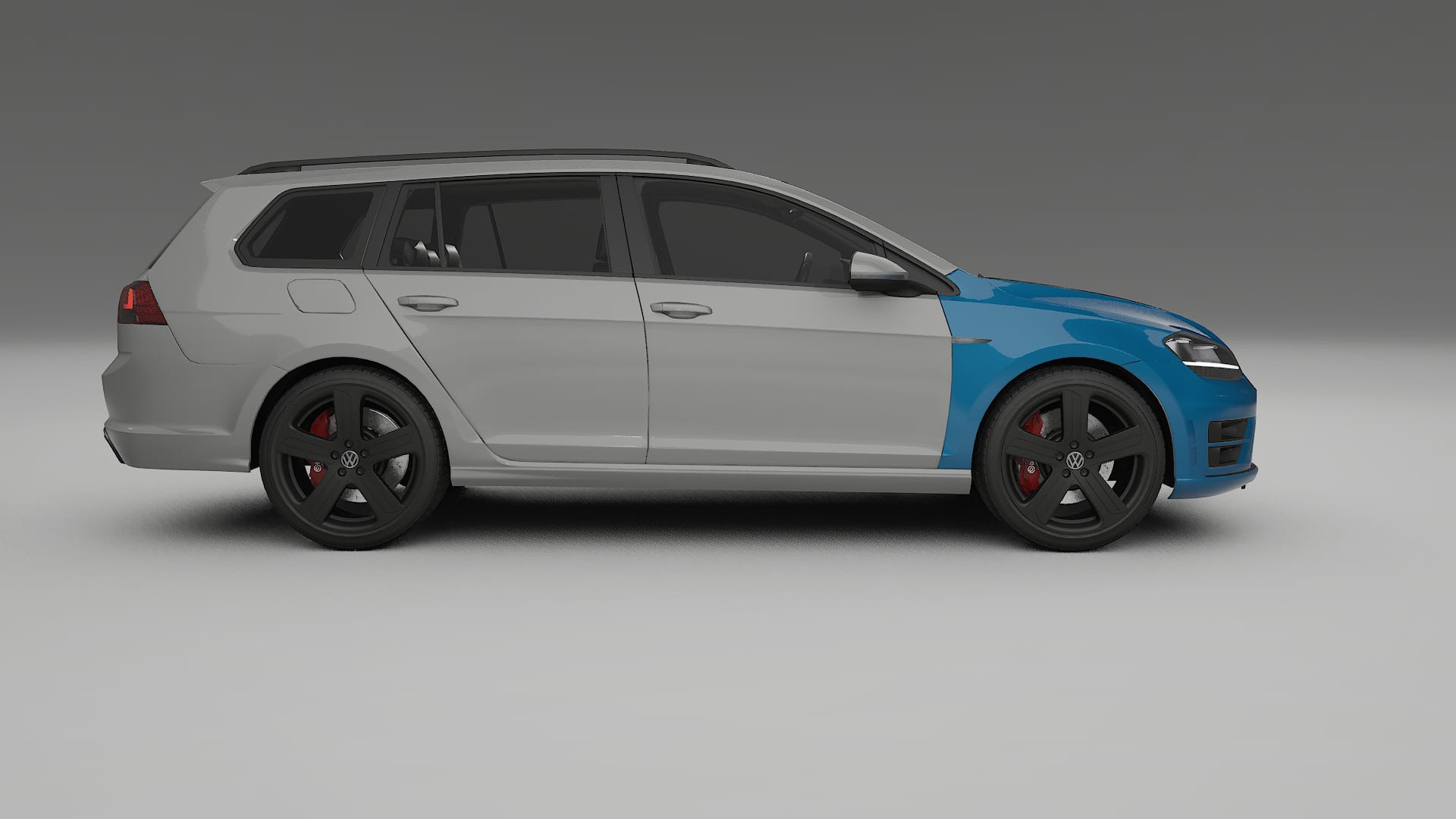 VW Golf Variant Mk7 Lackschutzfolie | CrystalGuard Transparente TPU PPF Frontschutz Kit