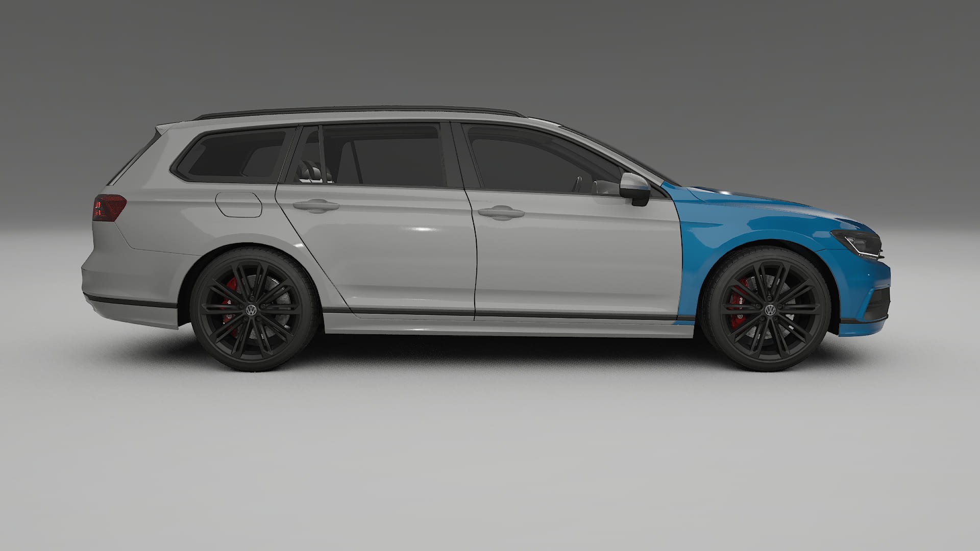 VW Passat Variant-R B8 Lackschutzfolie | CrystalGuard Transparente TPU PPF Frontschutz Kit