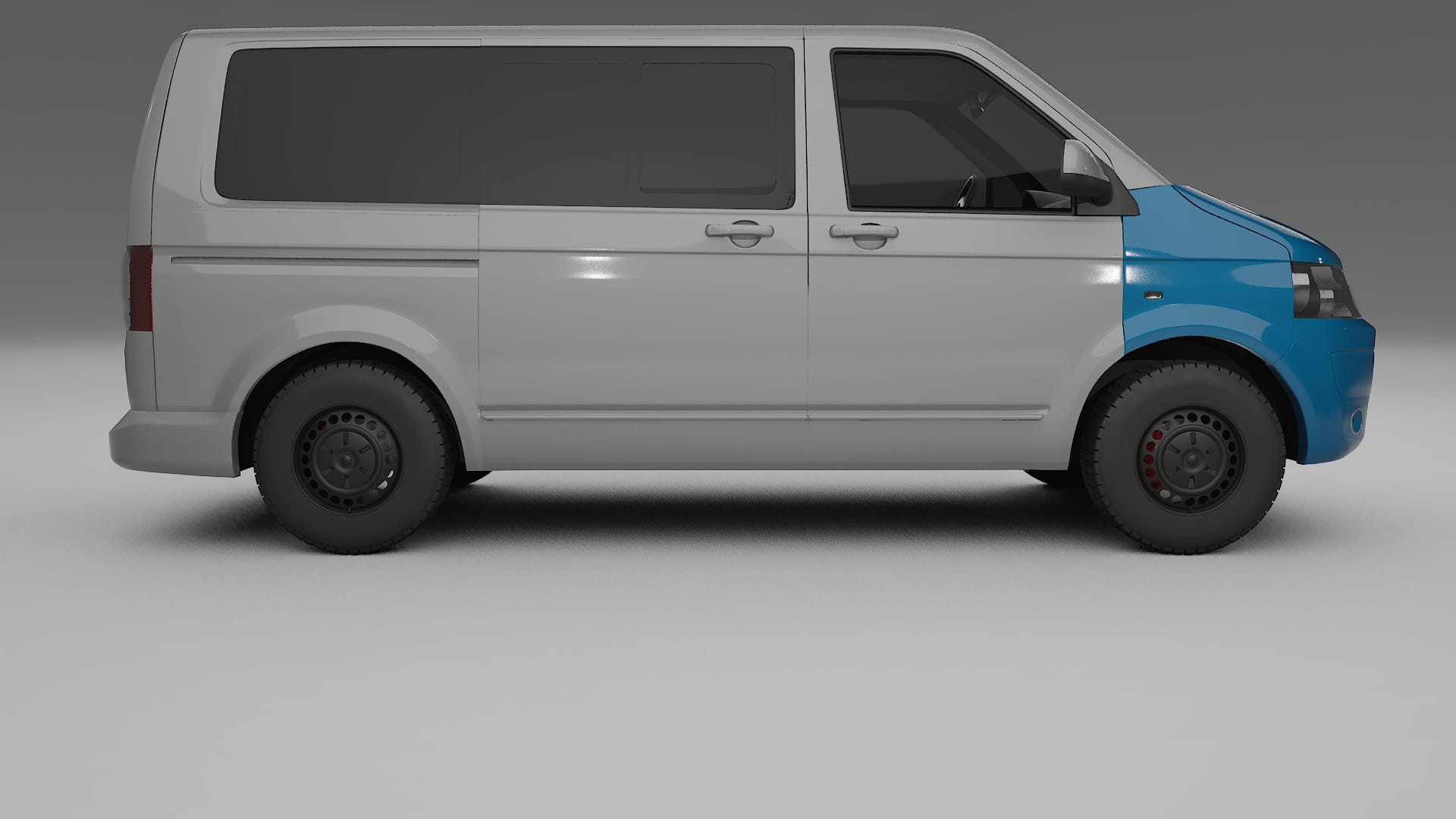 VW Transporter T5 Caravelle Lackschutzfolie | CrystalGuard Transparente TPU PPF Frontschutz Kit