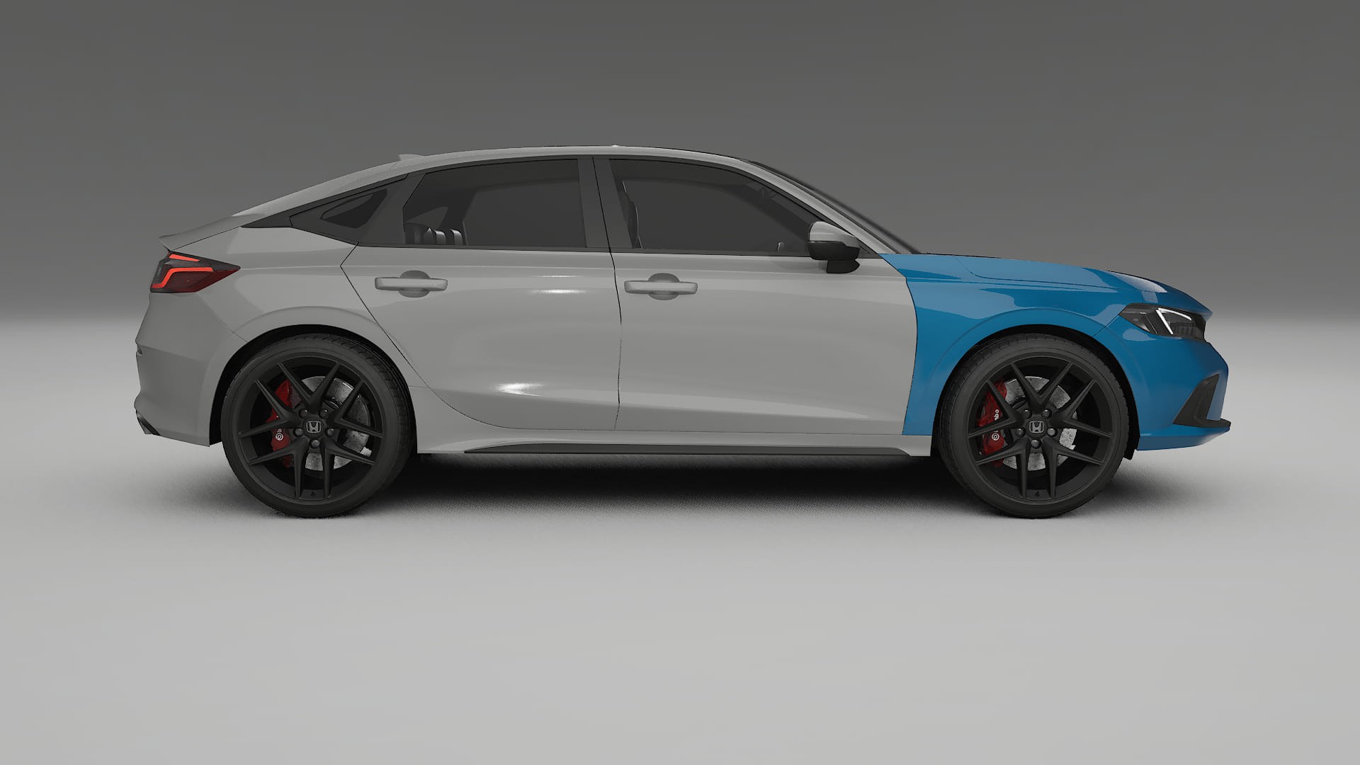 Honda Civic hatchback Lackschutzfolie | CrystalGuard Transparente TPU PPF Frontschutz Kit