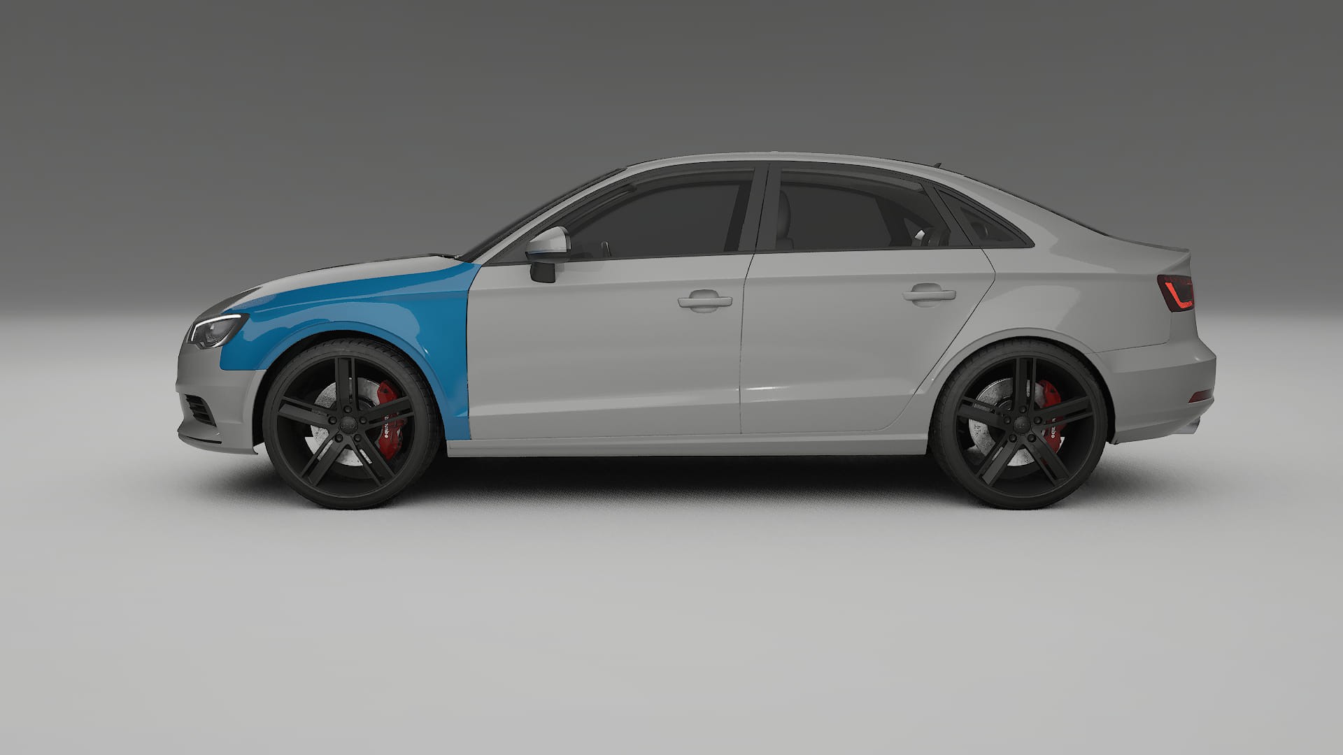 Audi A3 8V limousine prefacelift Lackschutzfolie | CrystalGuard Transparente PPF Komplett-Vorgeschnittener Kit