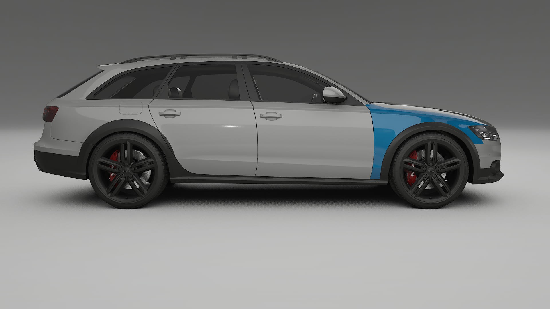 Audi A6 Allroad C7 prefacelift Lackschutzfolie | CrystalGuard Transparente PPF Komplett-Vorgeschnittener Kit