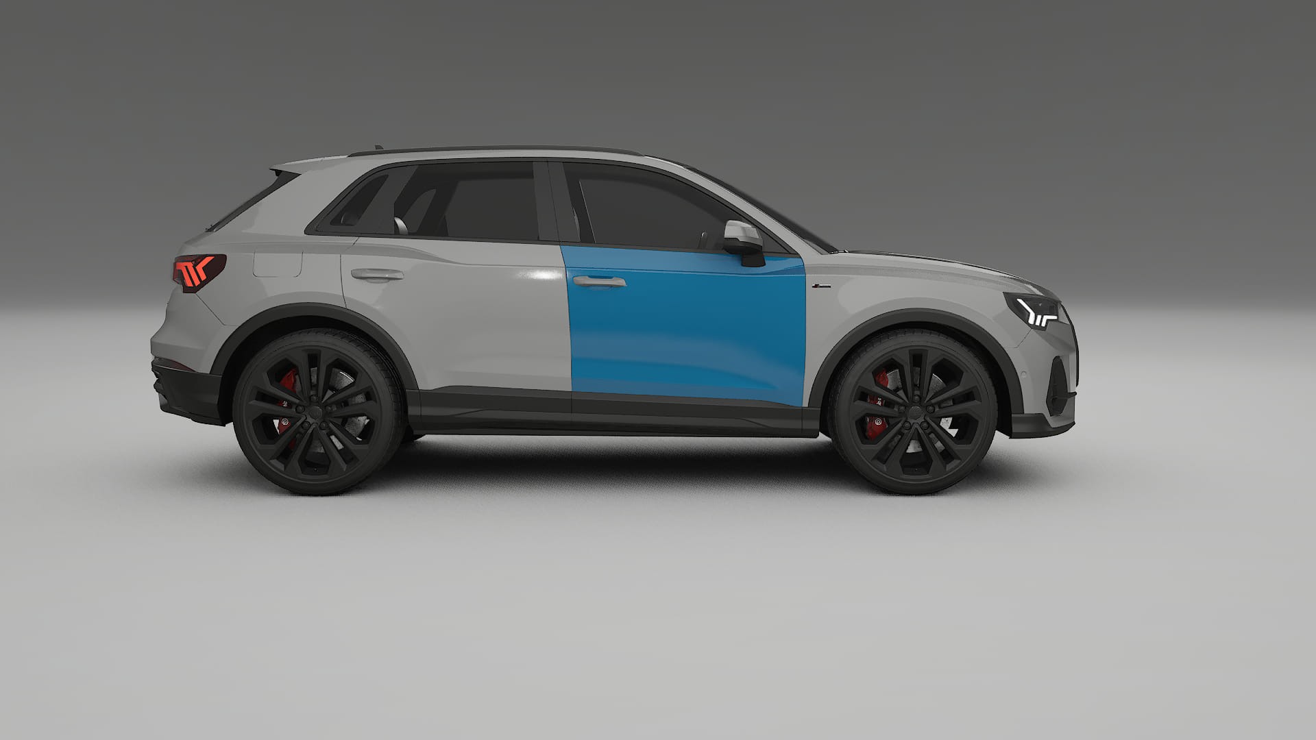 Audi Q3 S-Line F3 Lackschutzfolie | CrystalGuard Transparente PPF Komplett-Vorgeschnittener Kit