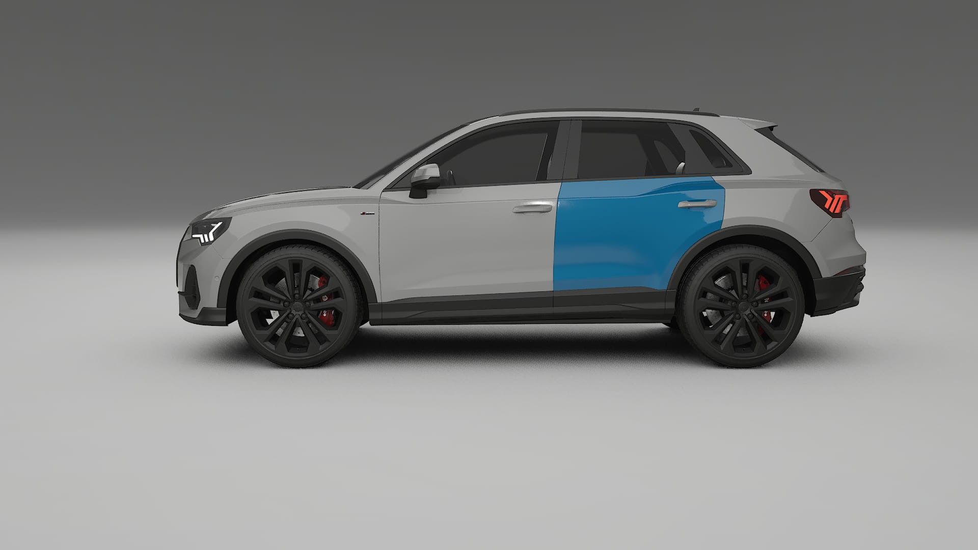 Audi Q3 S-Line F3 Lackschutzfolie | CrystalGuard Transparente PPF Komplett-Vorgeschnittener Kit