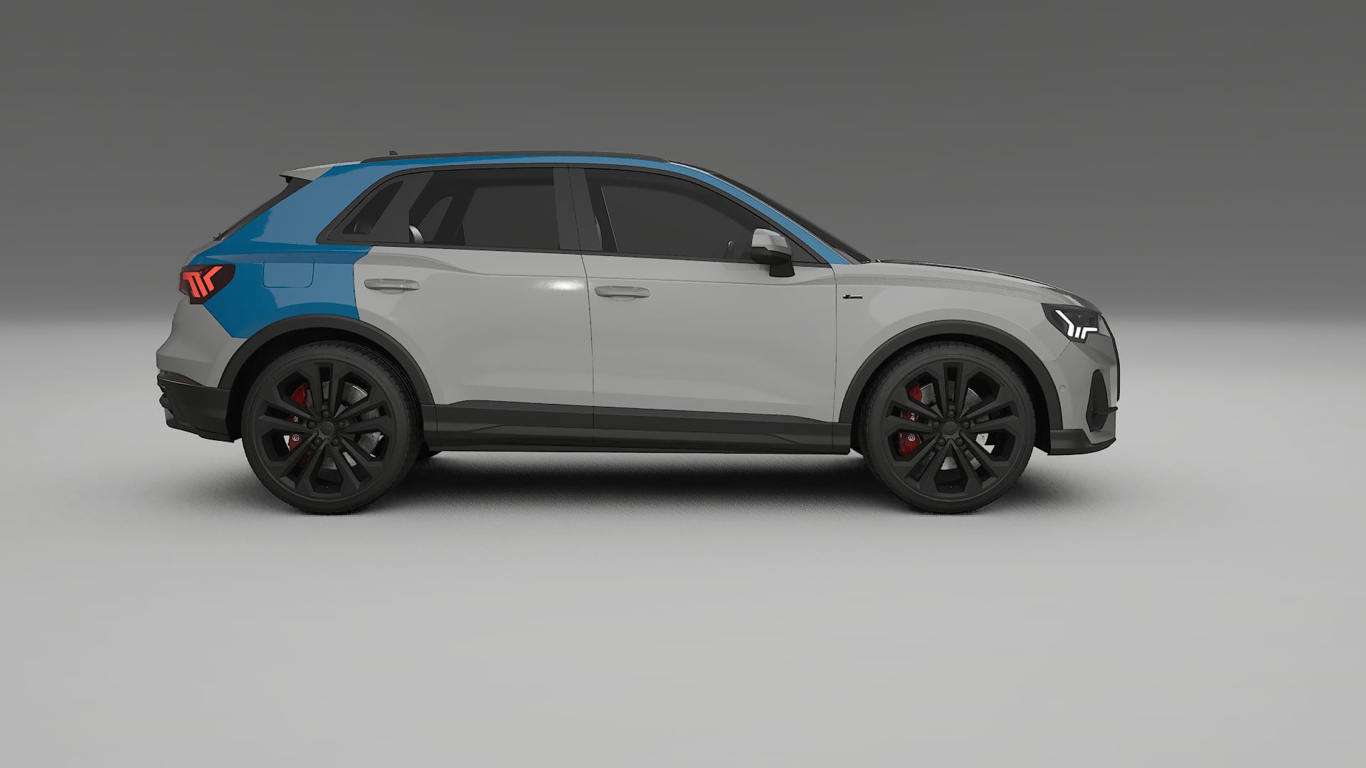 Audi Q3 S-Line F3 Lackschutzfolie | CrystalGuard Transparente PPF Komplett-Vorgeschnittener Kit
