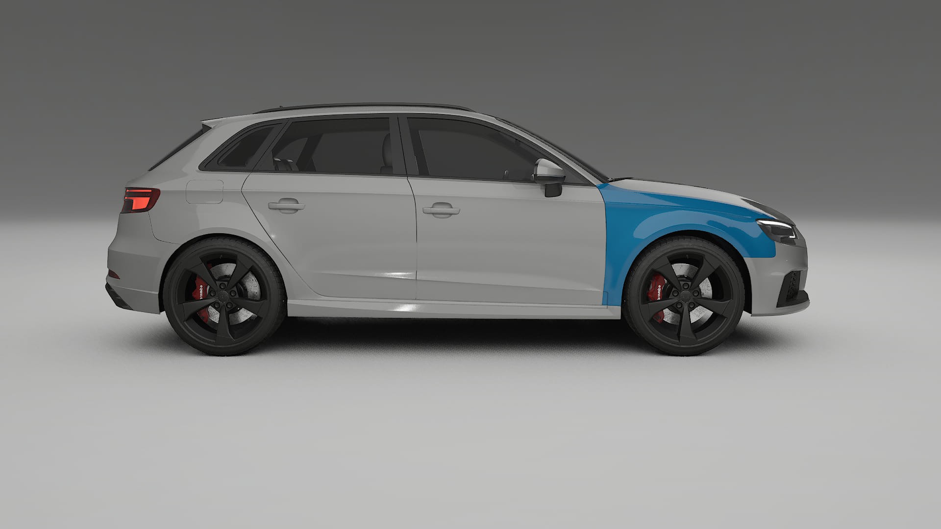 Audi RS3 Sportback 8V facelift Lackschutzfolie | CrystalGuard Transparente PPF Komplett-Vorgeschnittener Kit