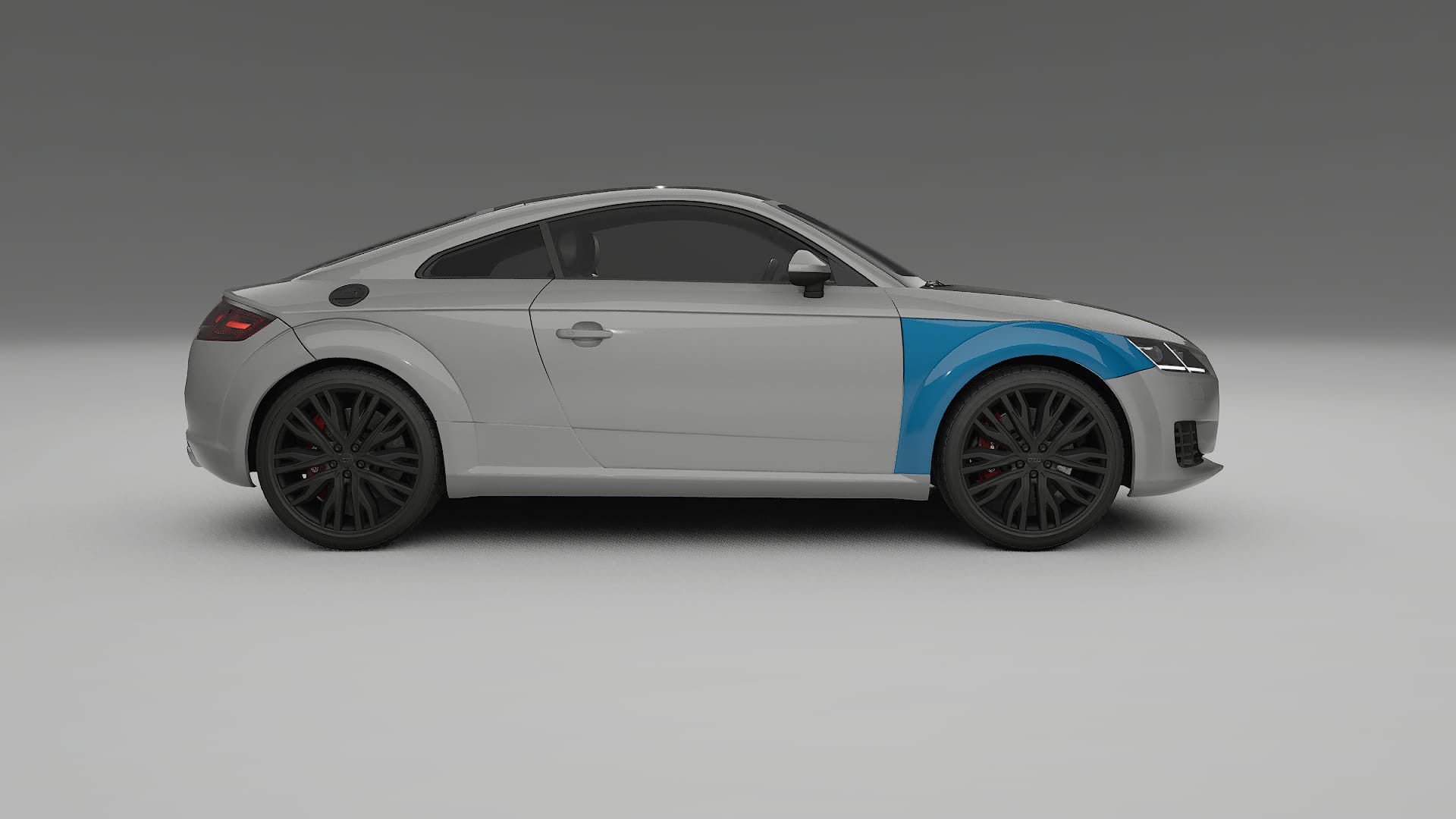 Audi TT coupe 8S prefacelift Lackschutzfolie | CrystalGuard Transparente PPF Komplett-Vorgeschnittener Kit