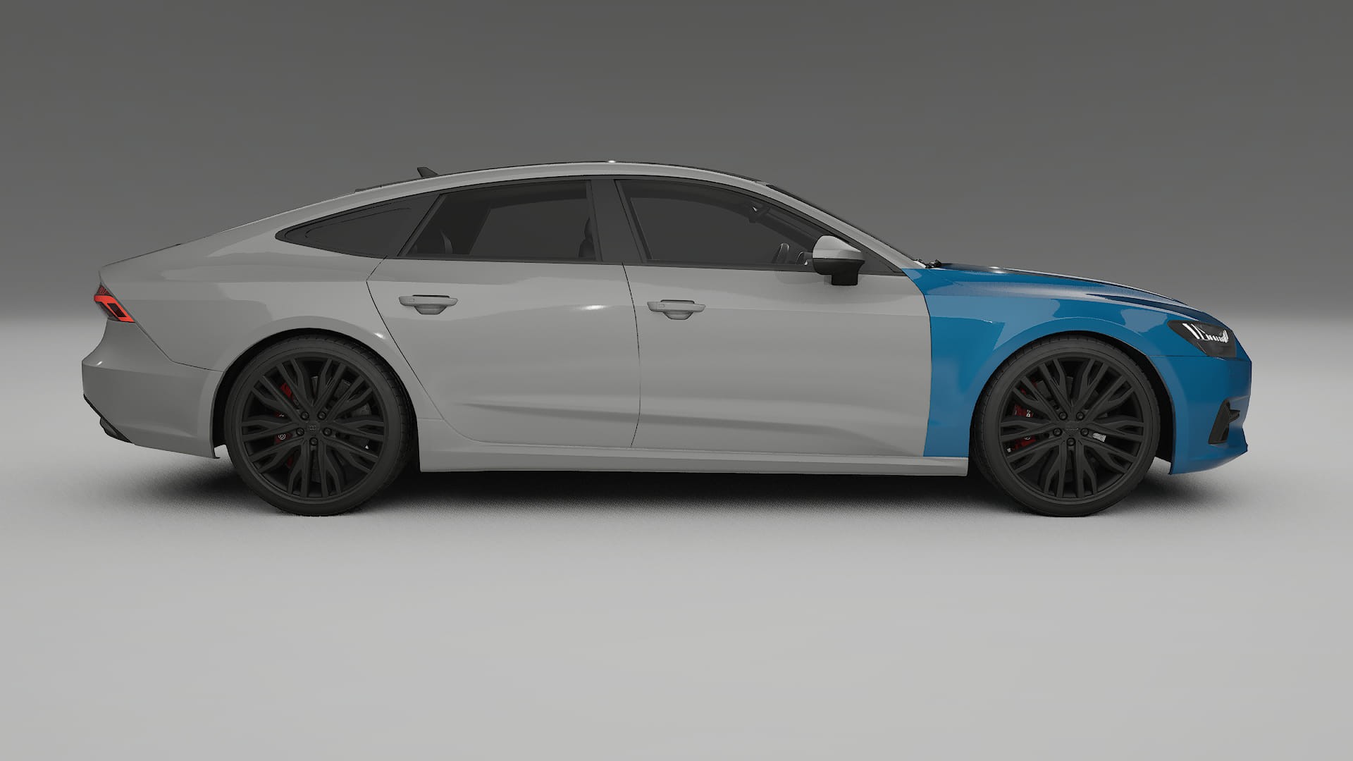 Audi A7 C8 Sportback prefacelift pre-LCI Lackschutzfolie | CrystalGuard Transparente TPU PPF Frontschutz Kit