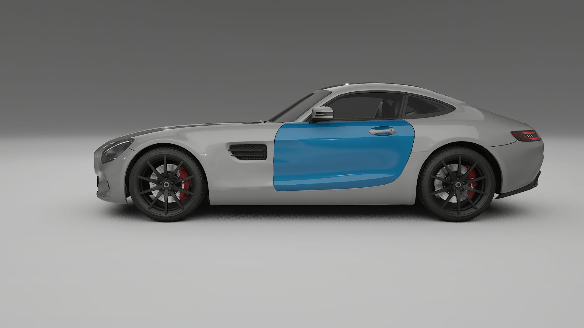 Mercedes AMG GT C190 coupe Lackschutzfolie | CrystalGuard Transparente PPF Komplett-Vorgeschnittener Kit