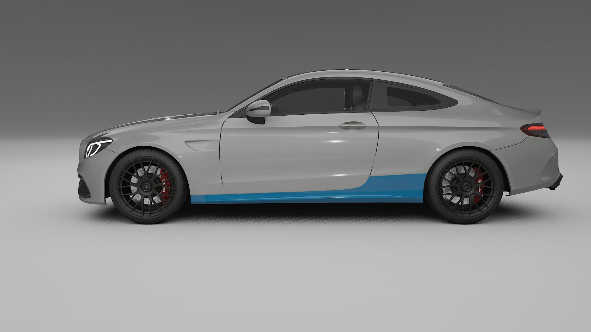 Mercedes C63 AMG W205 coupe Lackschutzfolie | CrystalGuard Transparente PPF Komplett-Vorgeschnittener Kit