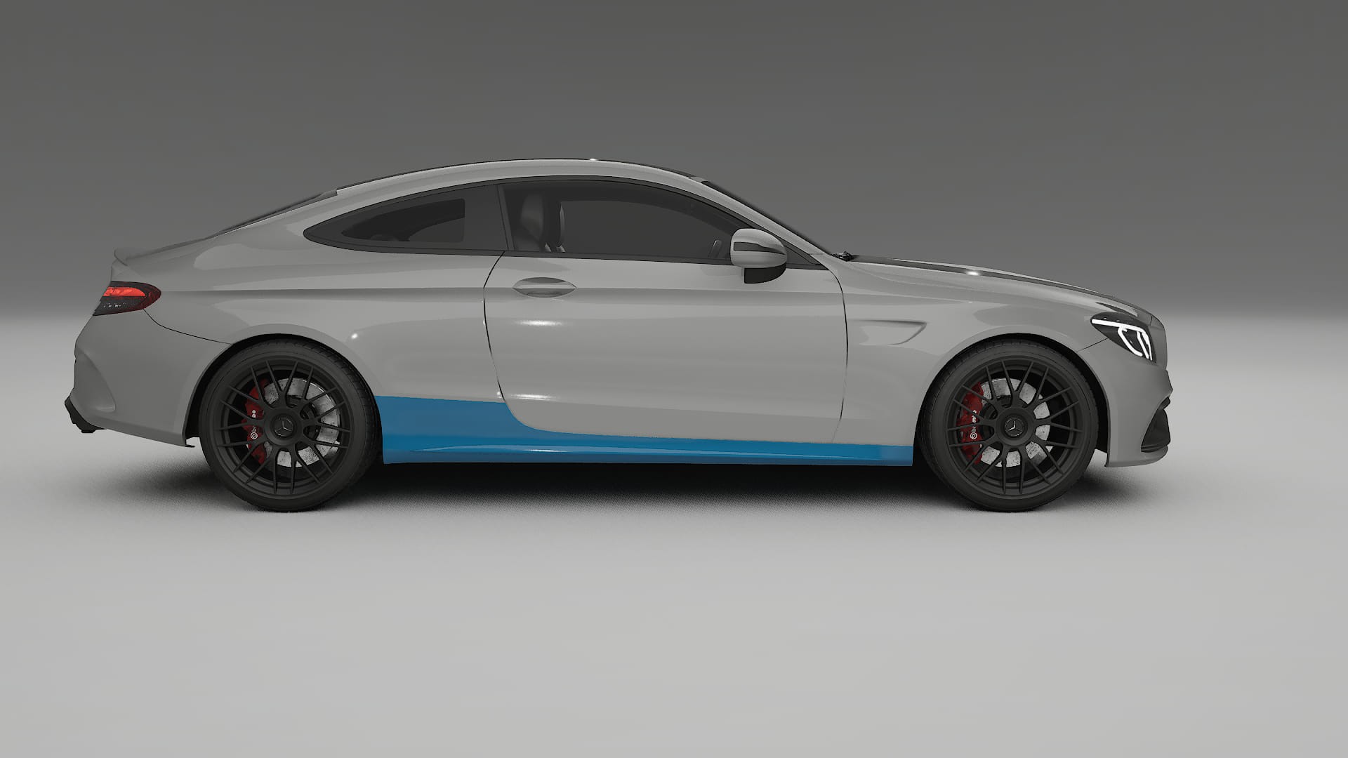 Mercedes C63 AMG W205 coupe Lackschutzfolie | CrystalGuard Transparente PPF Komplett-Vorgeschnittener Kit