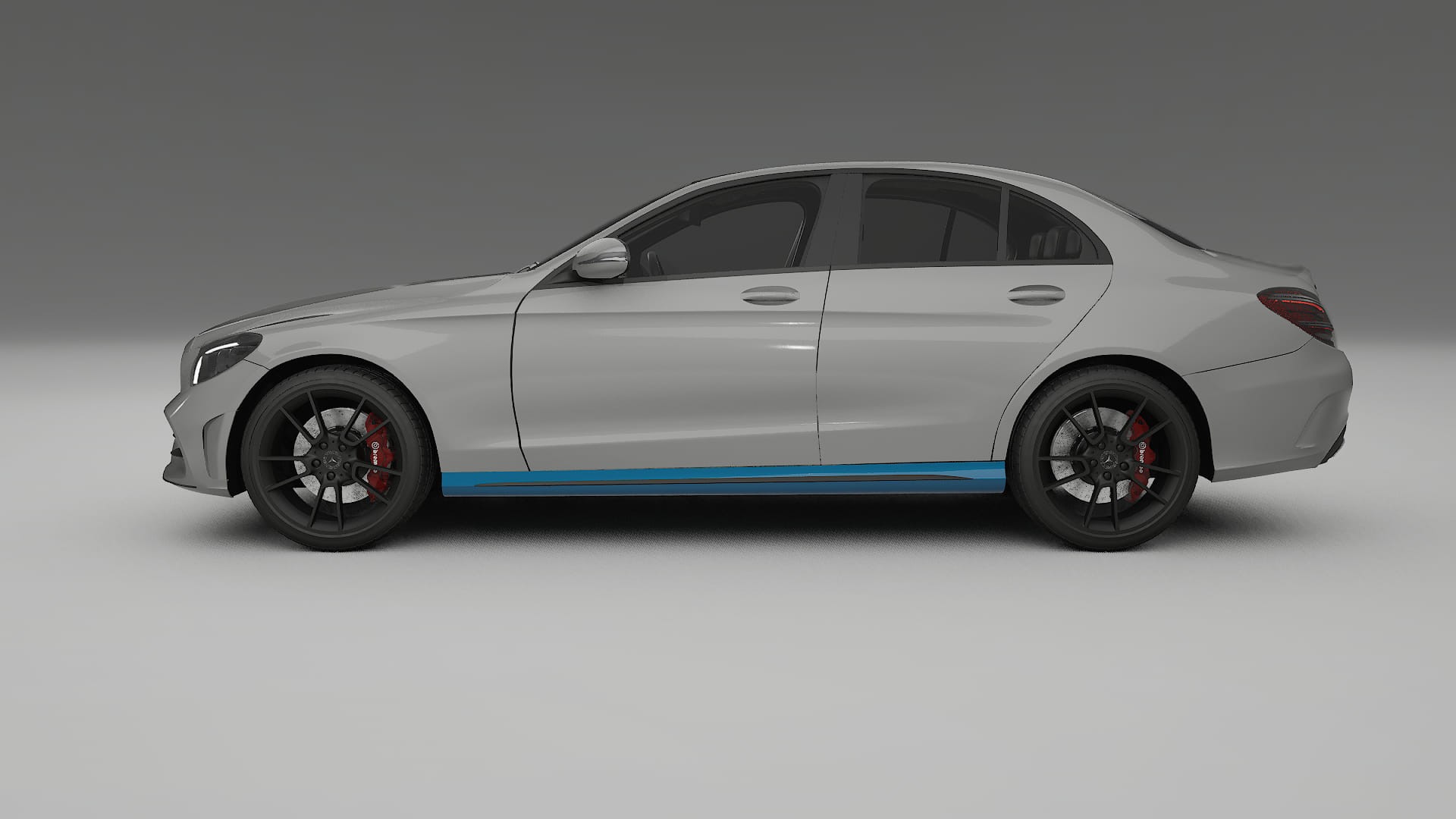 Mercedes C-class W205 AMG limousine Lackschutzfolie | CrystalGuard Transparente PPF Komplett-Vorgeschnittener Kit