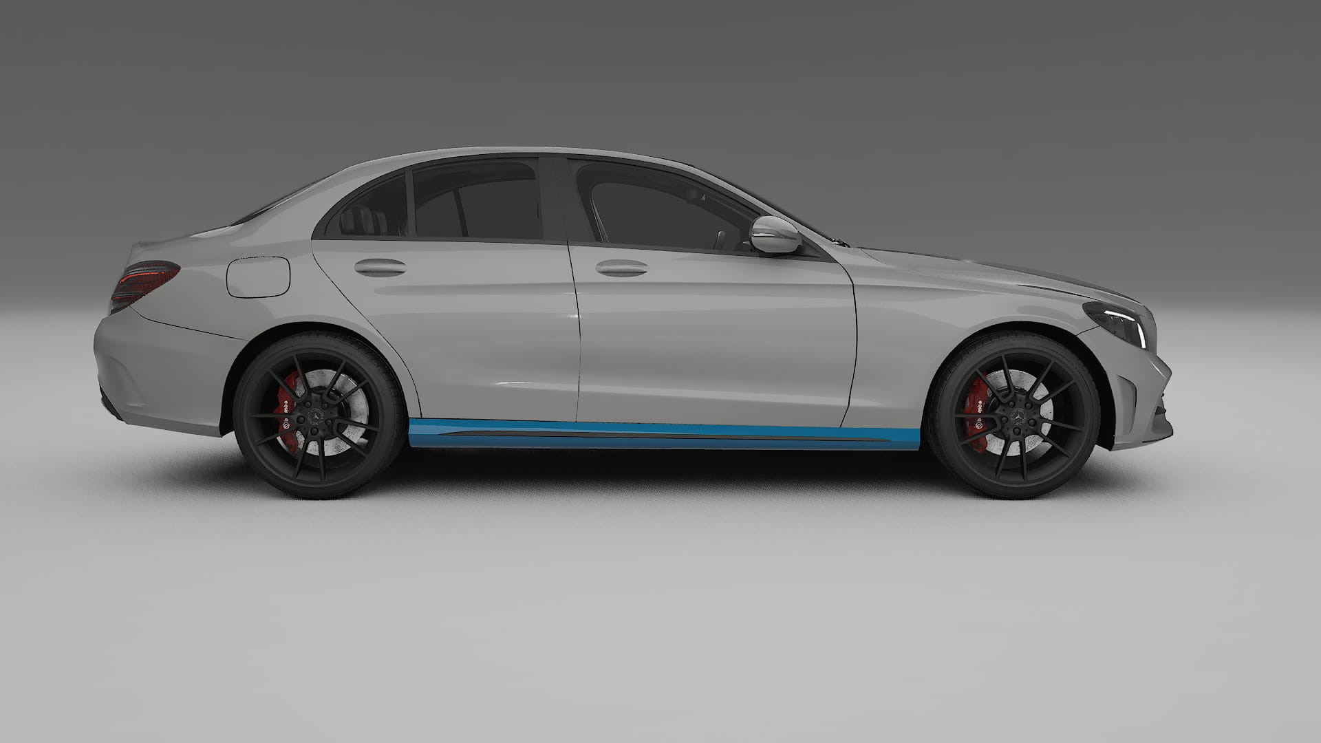 Mercedes C-class W205 AMG limousine Lackschutzfolie | CrystalGuard Transparente PPF Komplett-Vorgeschnittener Kit
