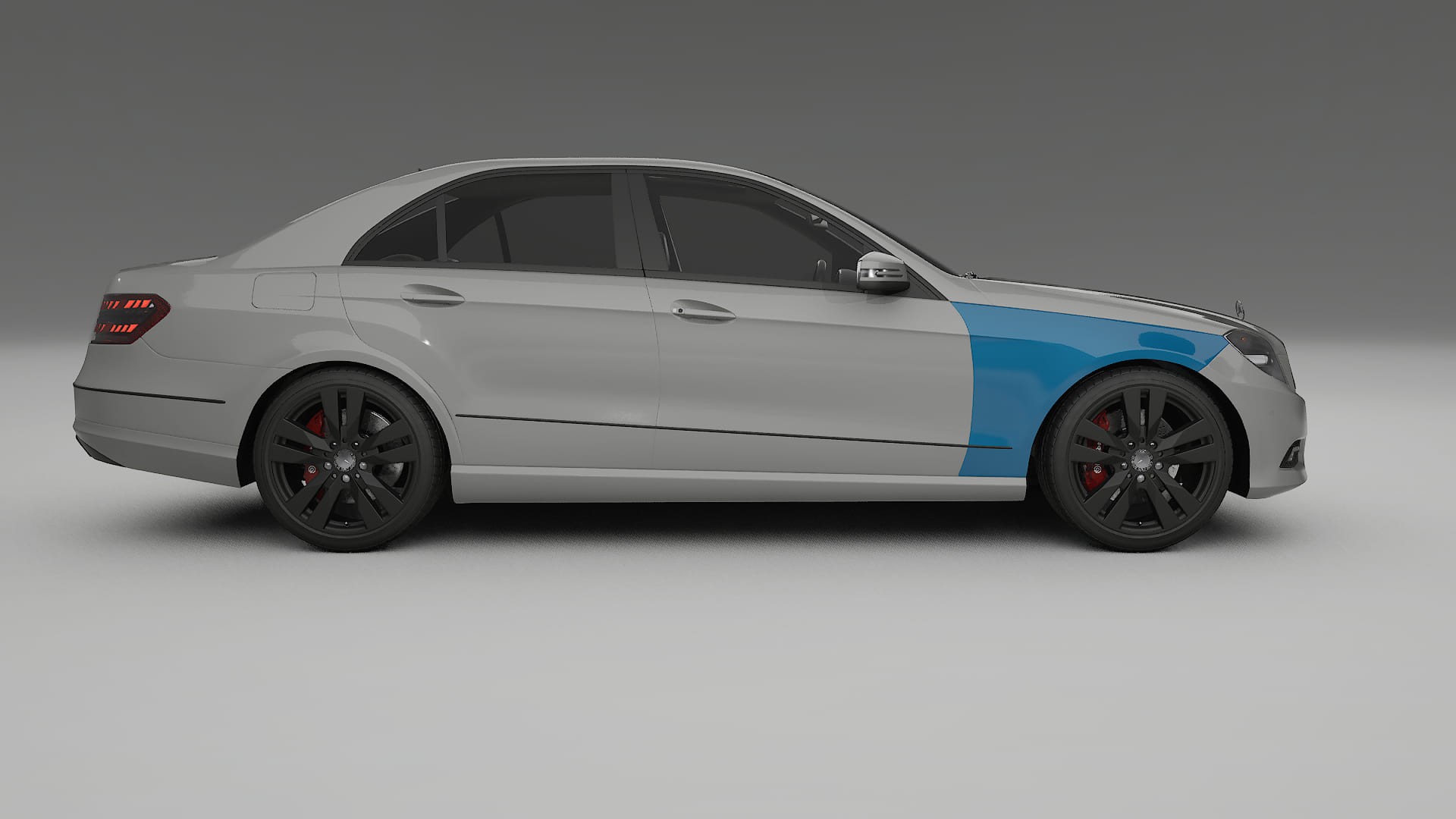 Mercedes E-class limousine W212 Prefacelift Lackschutzfolie | CrystalGuard Transparente PPF Komplett-Vorgeschnittener Kit