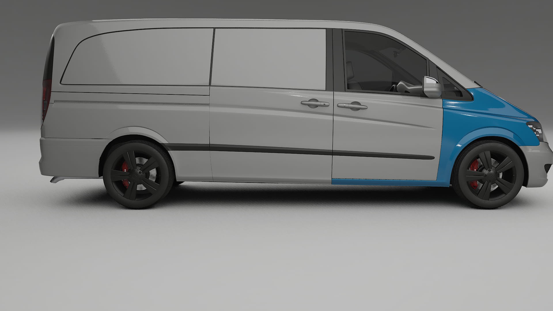 Mercedes Viano Extralang W439 Facelift Lackschutzfolie | CrystalGuard Transparente PPF Komplett-Vorgeschnittener Kit