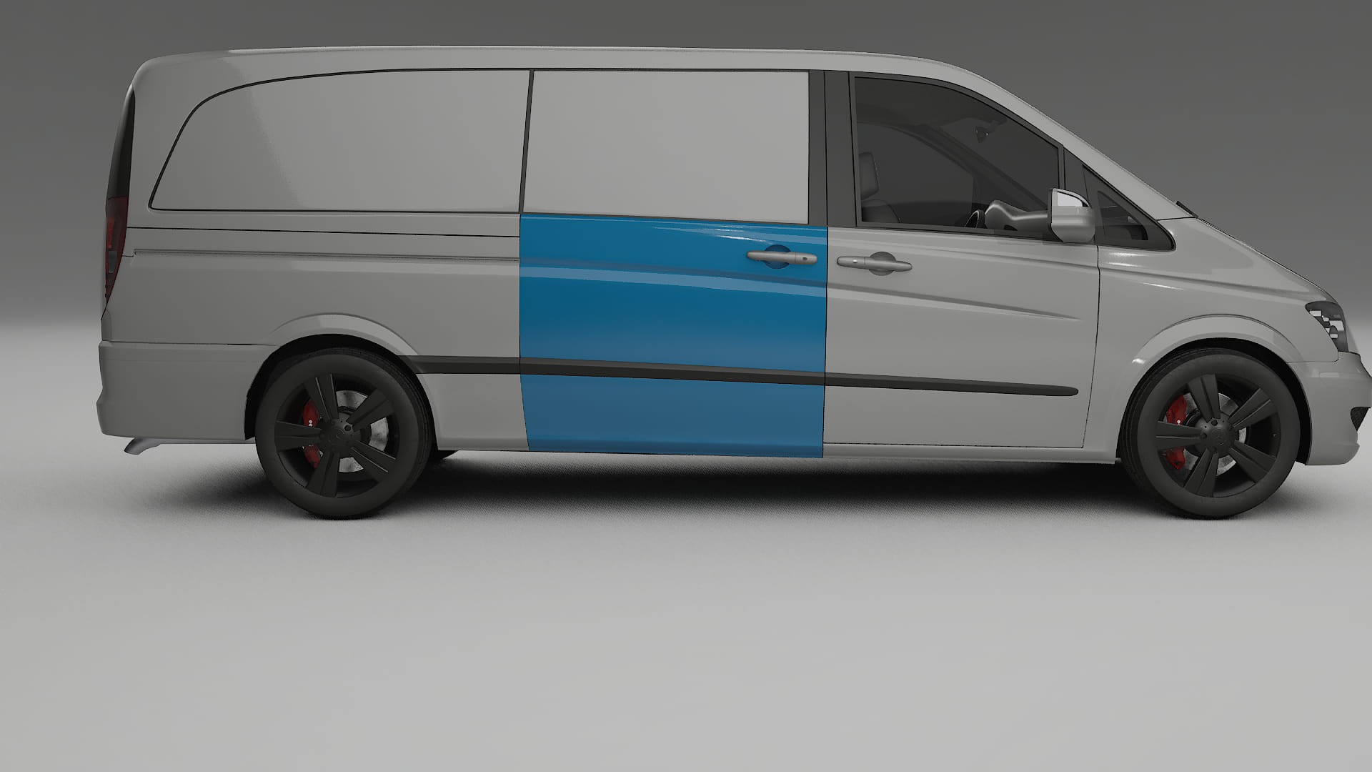Mercedes Viano Extralang W439 Facelift Lackschutzfolie | CrystalGuard Transparente PPF Komplett-Vorgeschnittener Kit