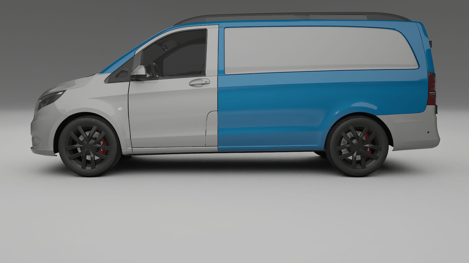 Mercedes Vito Kurz W447 prefacelift Lackschutzfolie | CrystalGuard Transparente PPF Komplett-Vorgeschnittener Kit