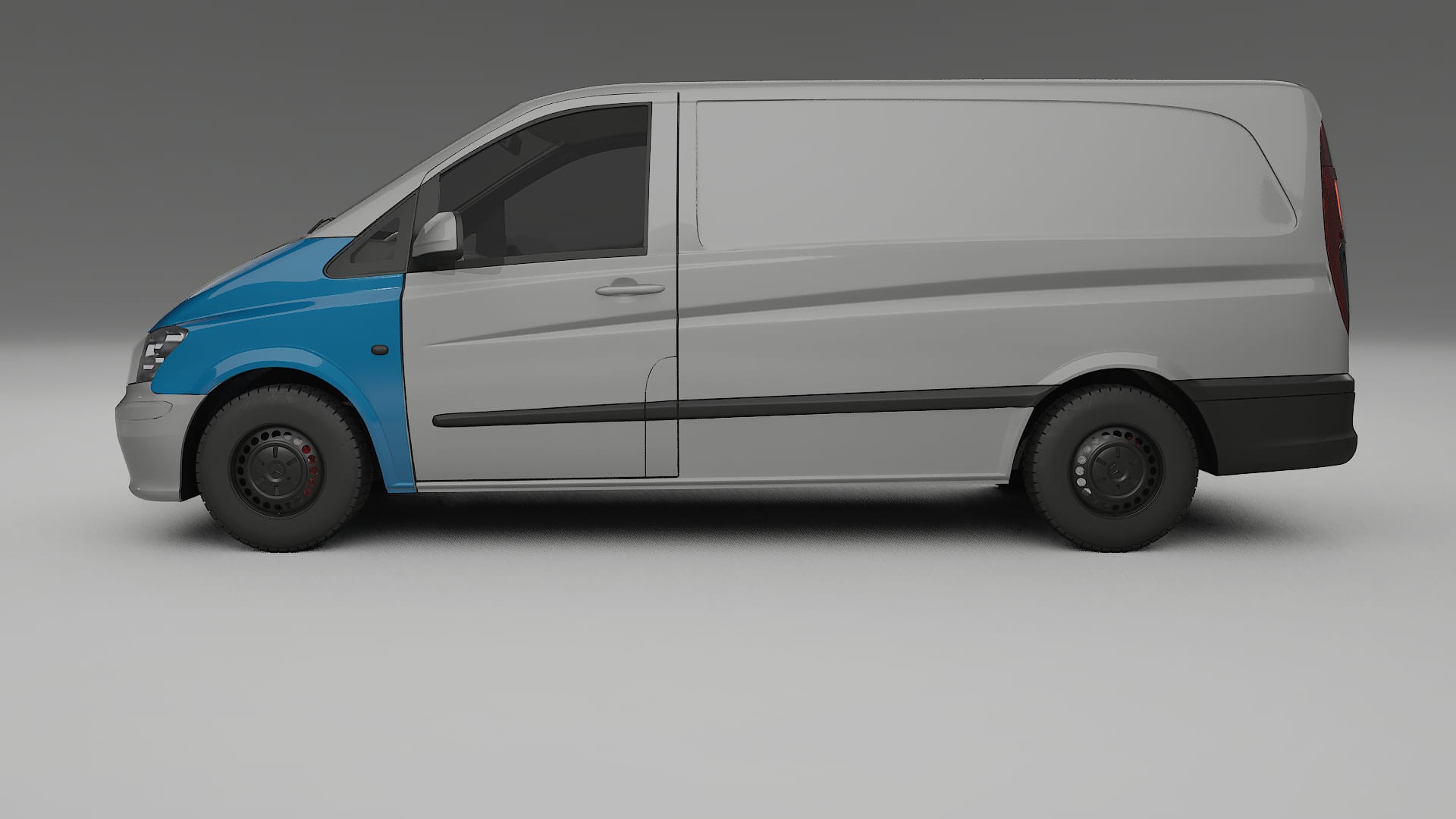 Mercedes Vito Kurz W639 facelift Lackschutzfolie | CrystalGuard Transparente PPF Komplett-Vorgeschnittener Kit
