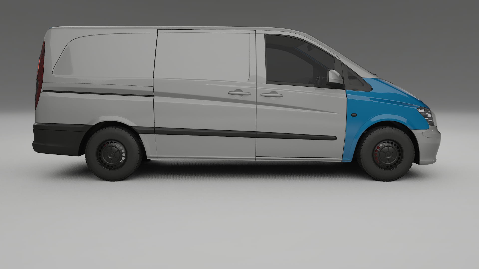 Mercedes Vito Kurz W639 facelift Lackschutzfolie | CrystalGuard Transparente PPF Komplett-Vorgeschnittener Kit