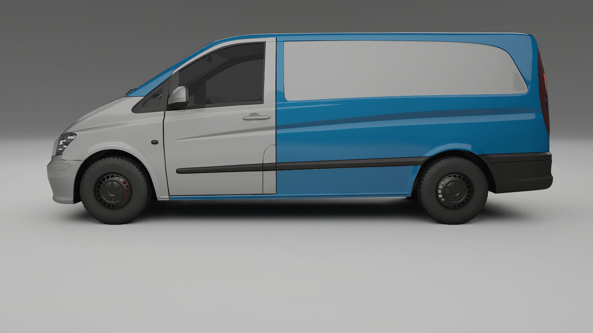 Mercedes Vito Kurz W639 facelift Lackschutzfolie | CrystalGuard Transparente PPF Komplett-Vorgeschnittener Kit