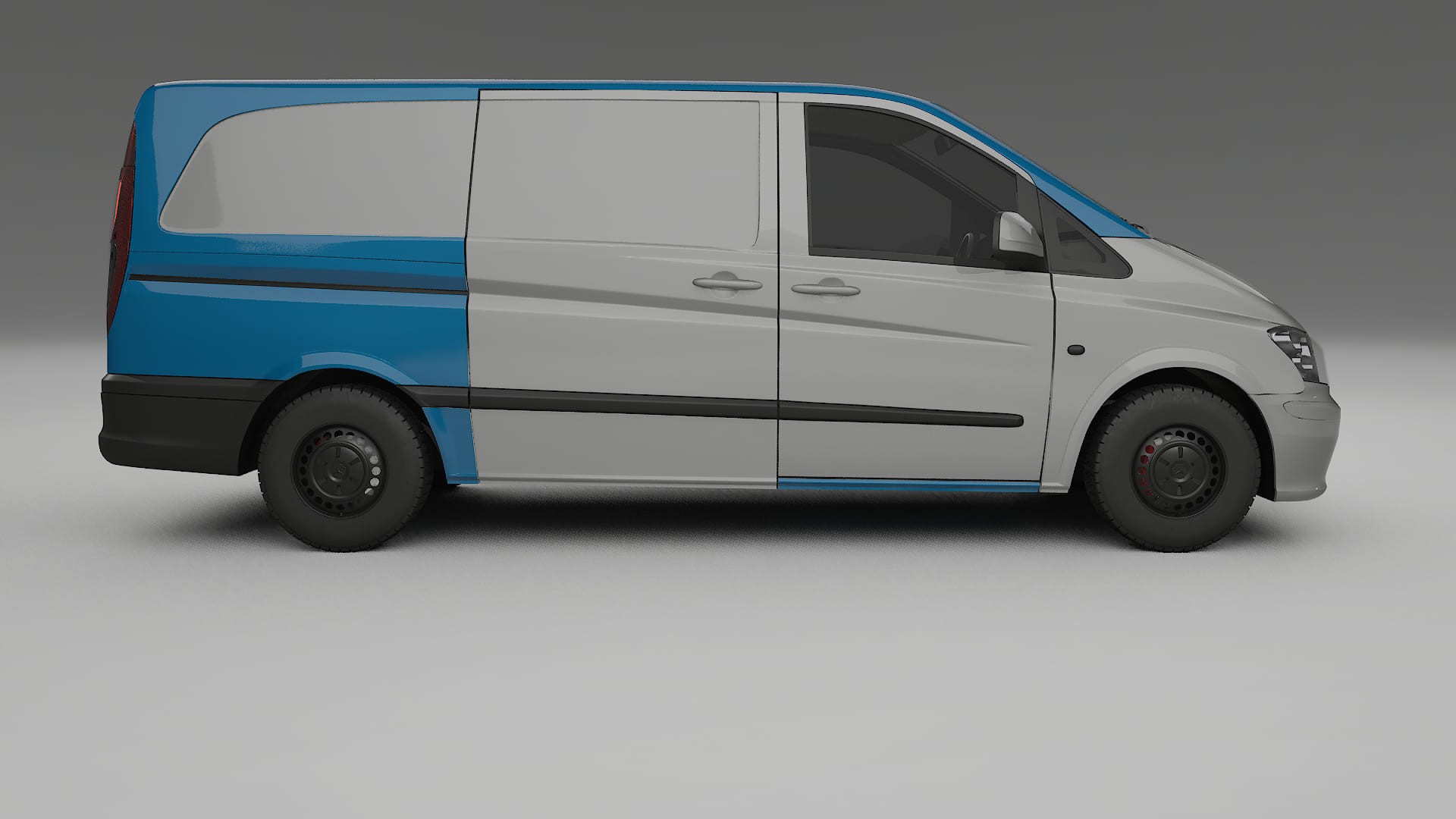 Mercedes Vito Kurz W639 facelift Lackschutzfolie | CrystalGuard Transparente PPF Komplett-Vorgeschnittener Kit