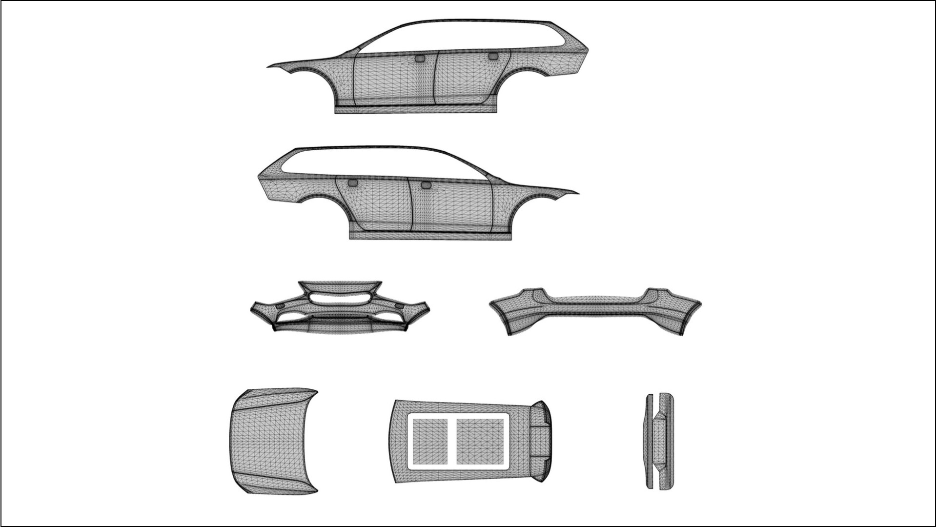 Volvo V90 P5 Lackschutzfolie | CrystalGuard Transparente PPF Komplett-Vorgeschnittener Kit
