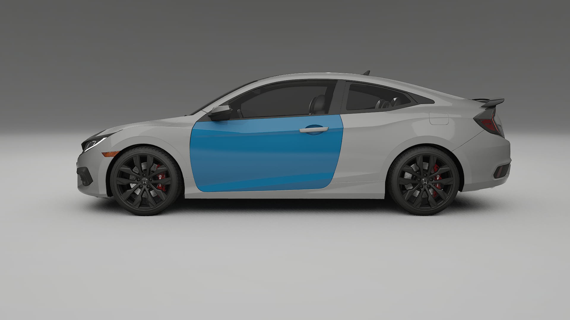 Honda Civic coupe prefacelift Lackschutzfolie | CrystalGuard Transparente PPF Komplett-Vorgeschnittener Kit