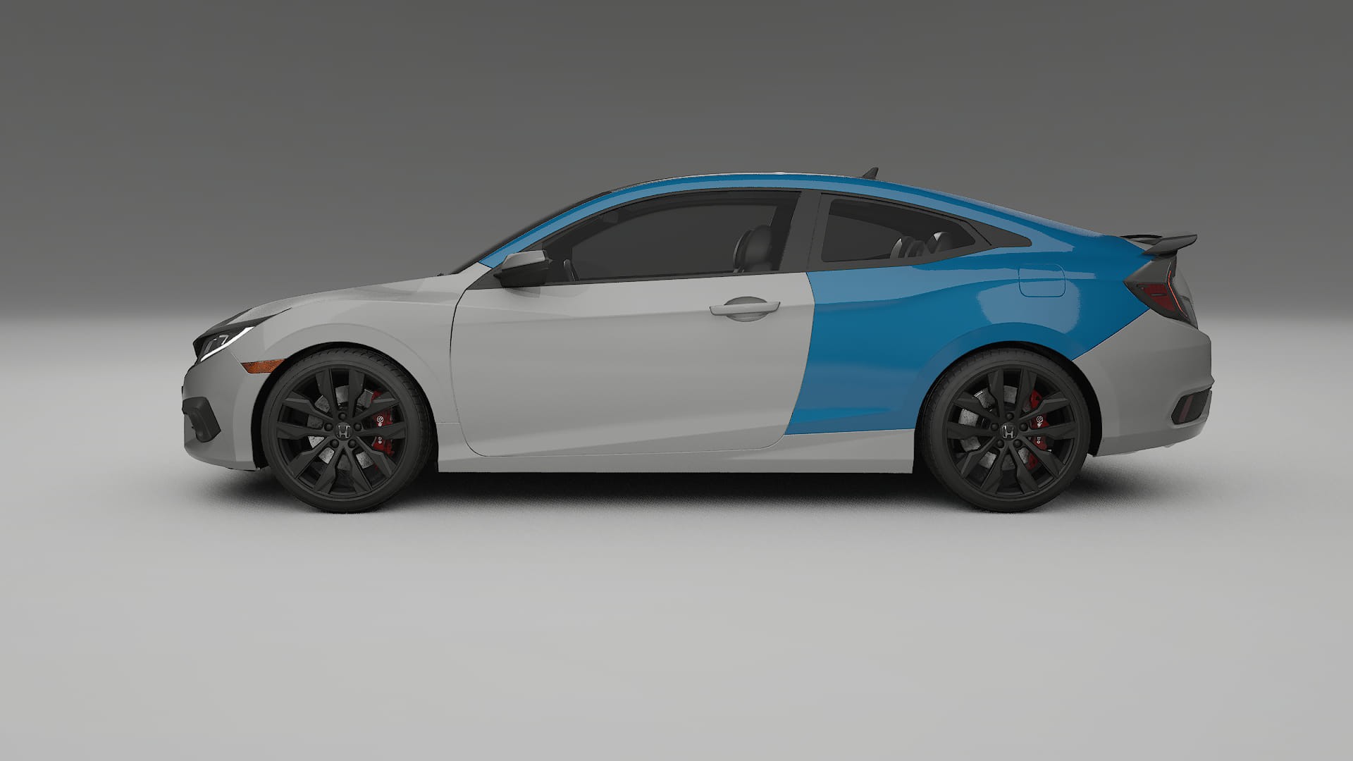 Honda Civic coupe prefacelift Lackschutzfolie | CrystalGuard Transparente PPF Komplett-Vorgeschnittener Kit