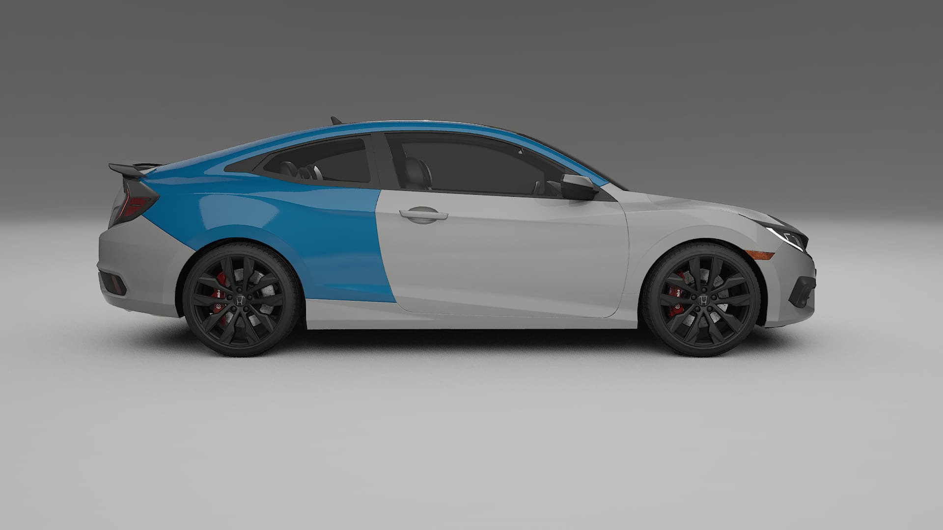 Honda Civic coupe prefacelift Lackschutzfolie | CrystalGuard Transparente PPF Komplett-Vorgeschnittener Kit