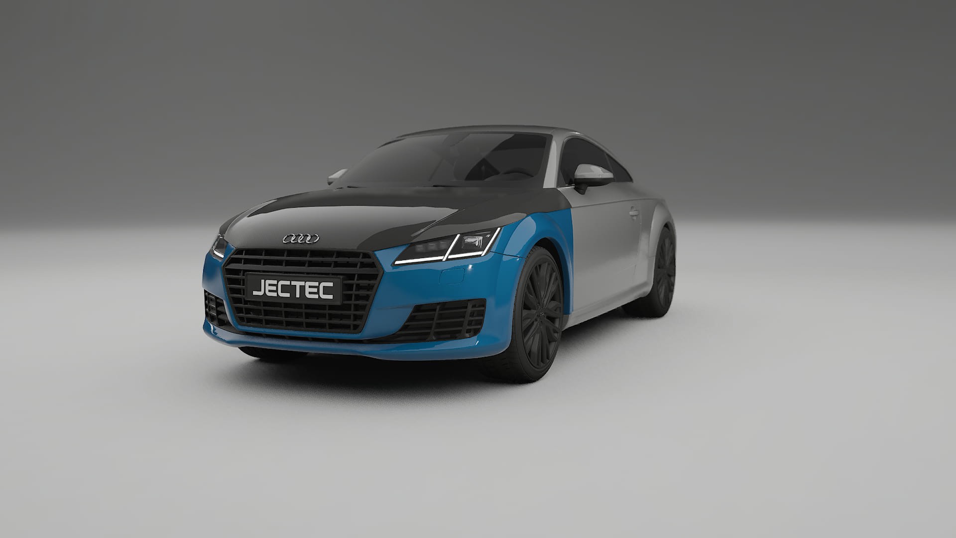 Audi TT Coupe 8S prefacelift PPF | CrystalGuard Frontset mit Carbon-Motorhaube