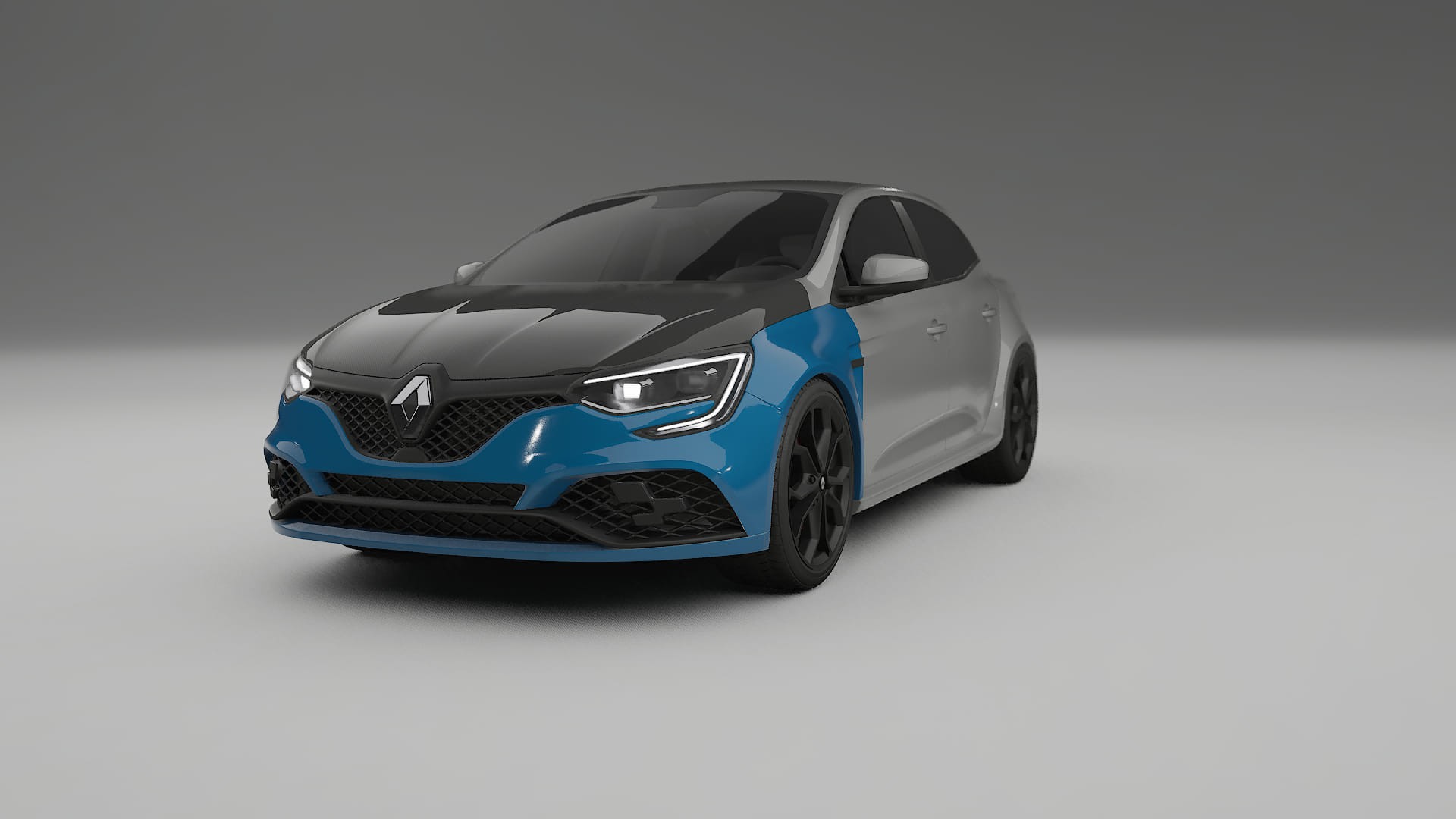 Renault Megane RS IV PPF | CrystalGuard Frontset mit Carbon-Motorhaube