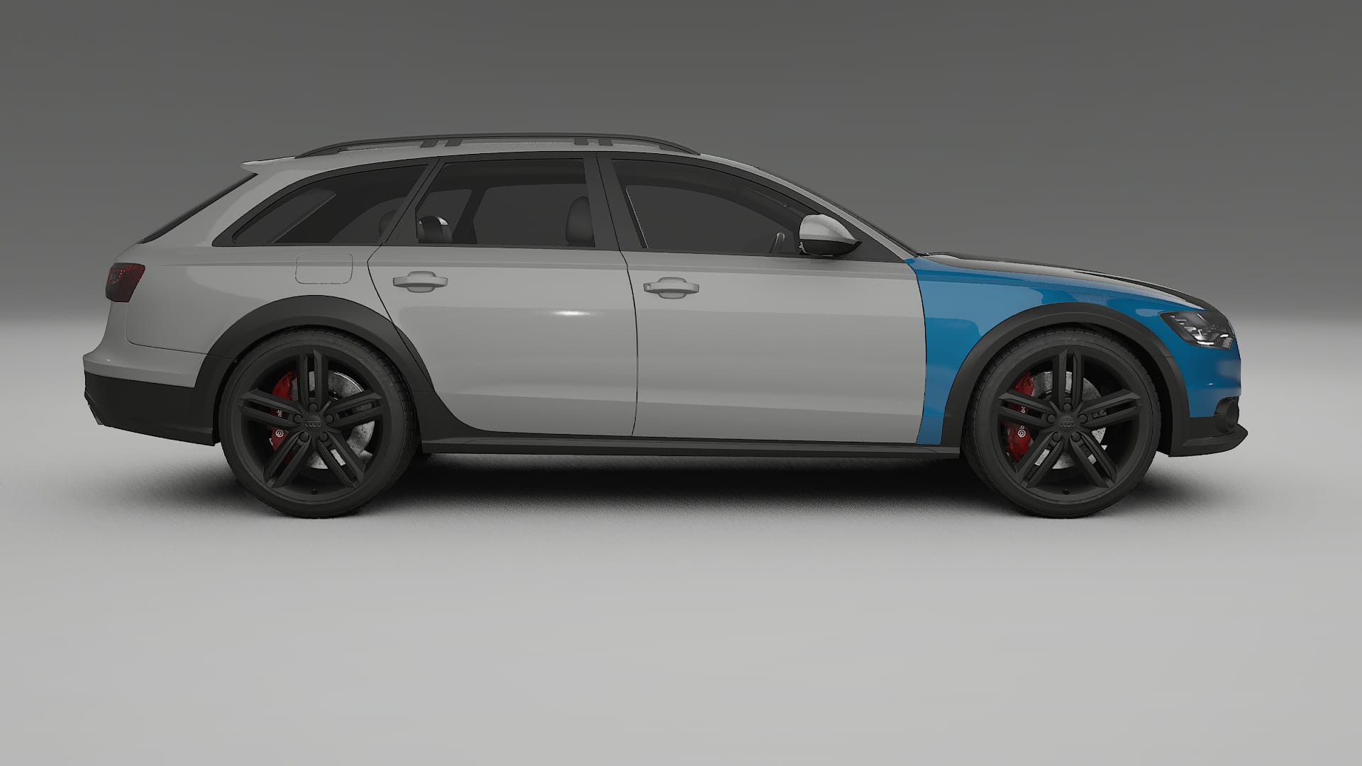 Audi A6 Allroad C7 prefacelift PPF | CrystalGuard Frontset mit Carbon-Motorhaube