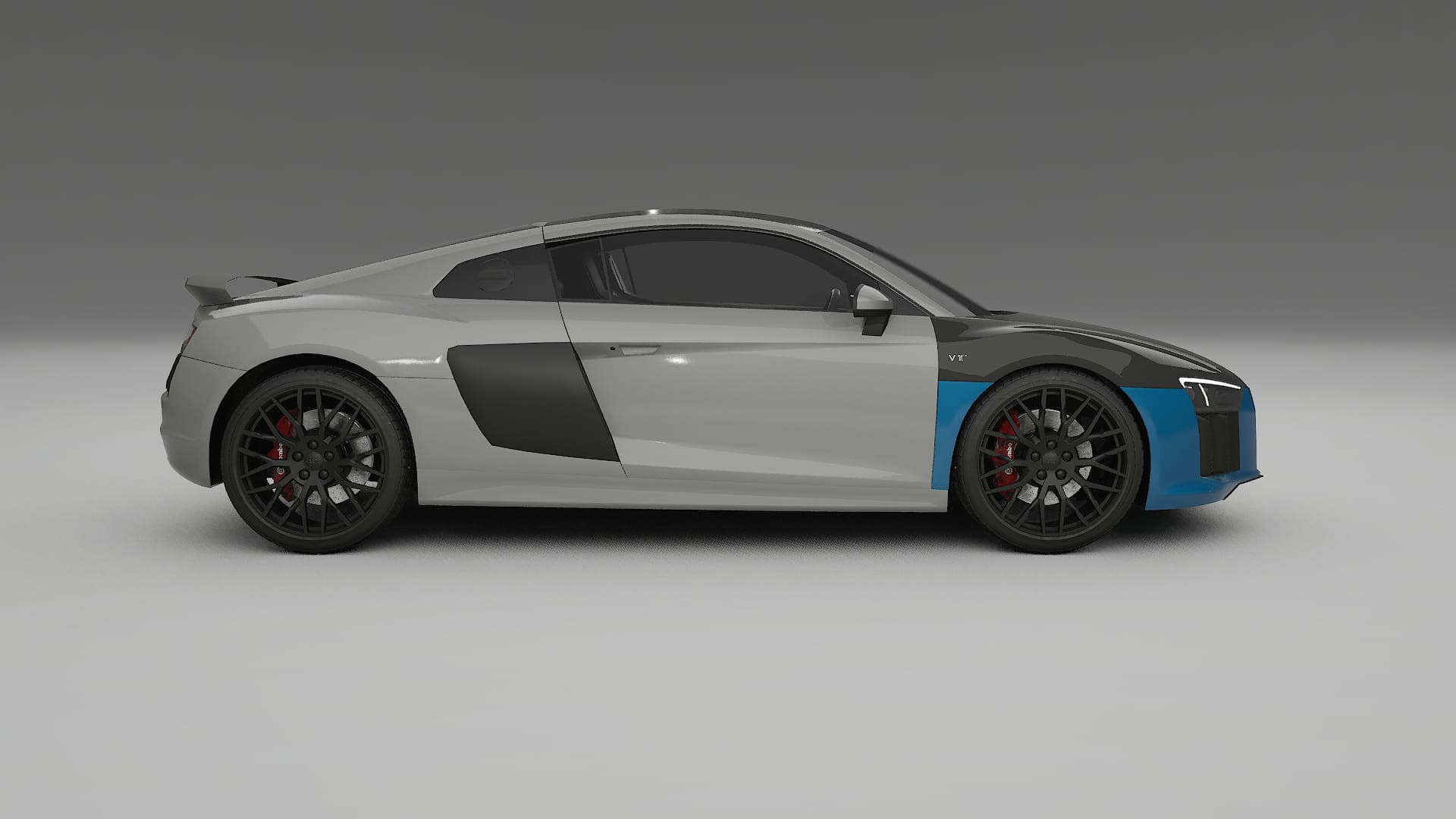 Audi R8 typ-4S prefacelift PPF | CrystalGuard Frontset mit Carbon-Motorhaube