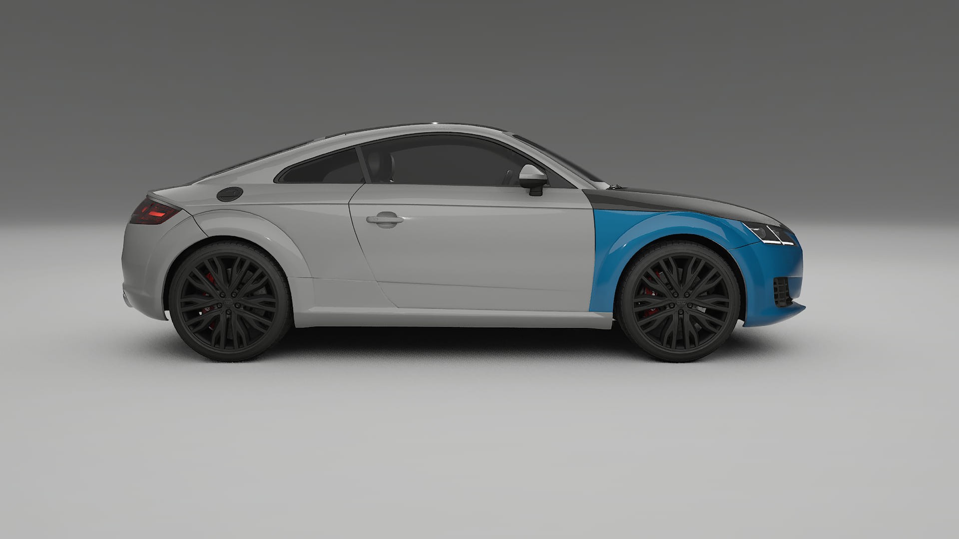Audi TT Coupe 8S prefacelift PPF | CrystalGuard Frontset mit Carbon-Motorhaube