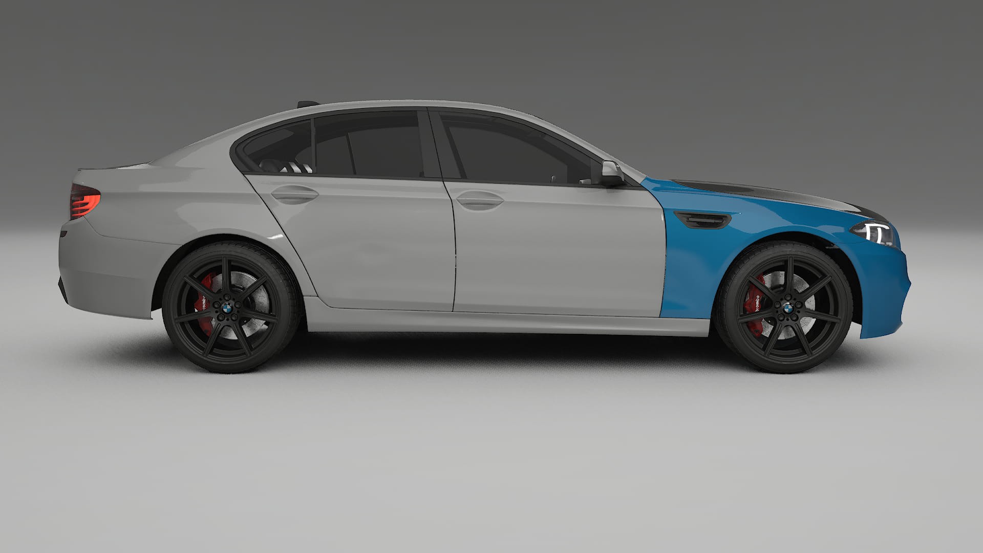 BMW M5 F10 PPF | CrystalGuard Frontset mit Carbon-Motorhaube