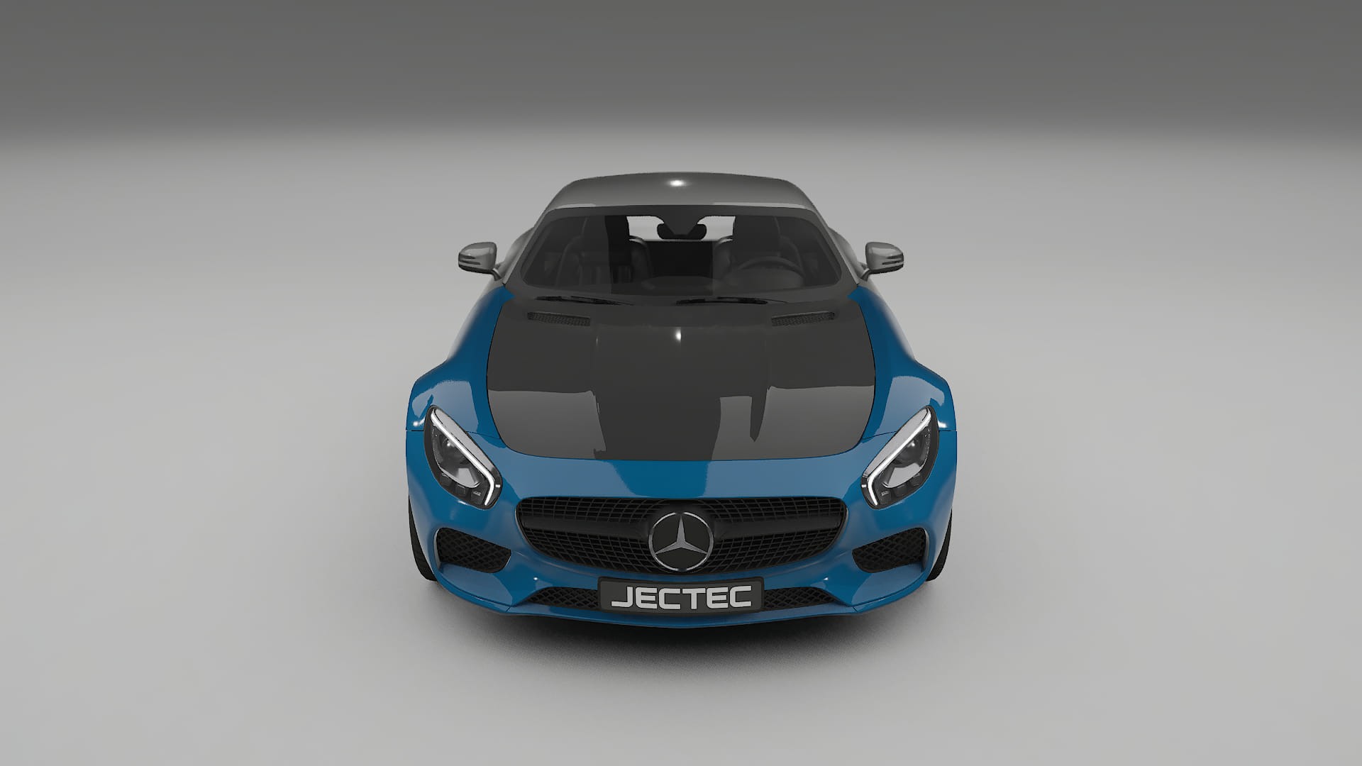 Mercedes AMG GT C190 Coupe PPF | CrystalGuard Frontset mit Carbon-Motorhaube