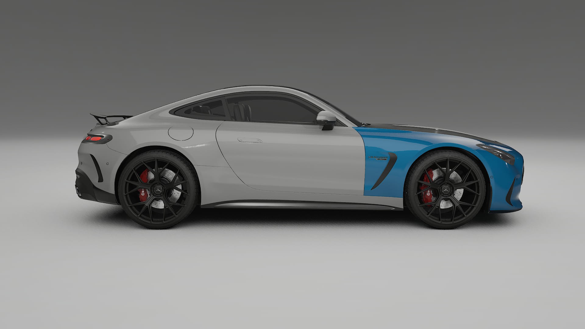 Mercedes AMG GT Coupe C192 PPF | CrystalGuard Frontset mit Carbon-Motorhaube