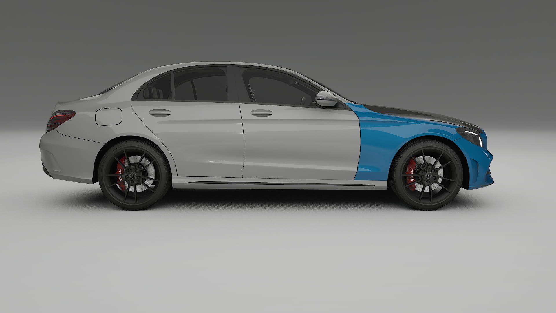 Mercedes C-Class W205 AMG Limousine PPF | CrystalGuard Frontset mit Carbon-Motorhaube