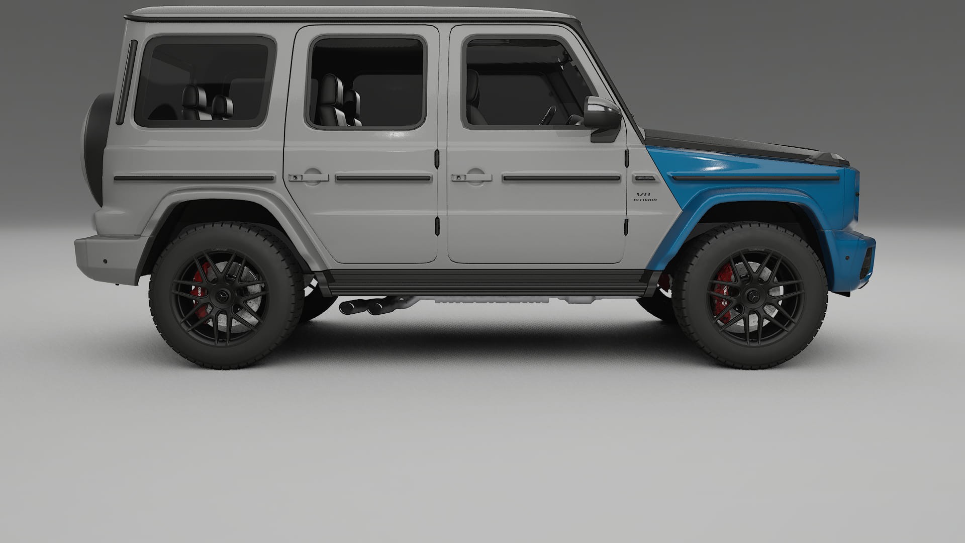 Mercedes G63 AMG W463A PPF | CrystalGuard Frontset mit Carbon-Motorhaube