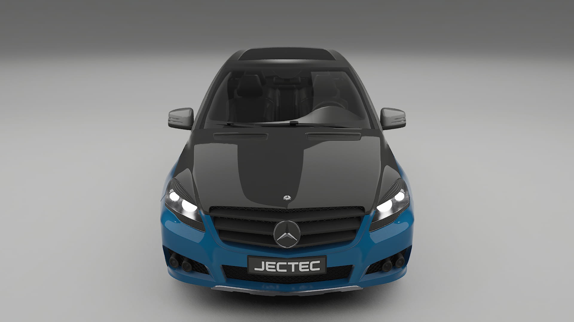 Mercedes R-class W251 facelift PPF | CrystalGuard Frontset mit Carbon-Motorhaube