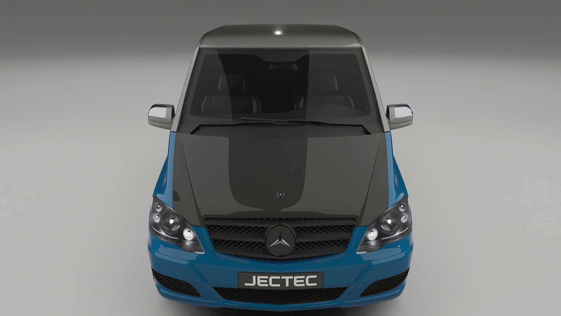Mercedes Viano Extralong W439 Facelift PPF | CrystalGuard Frontset mit Carbon-Motorhaube