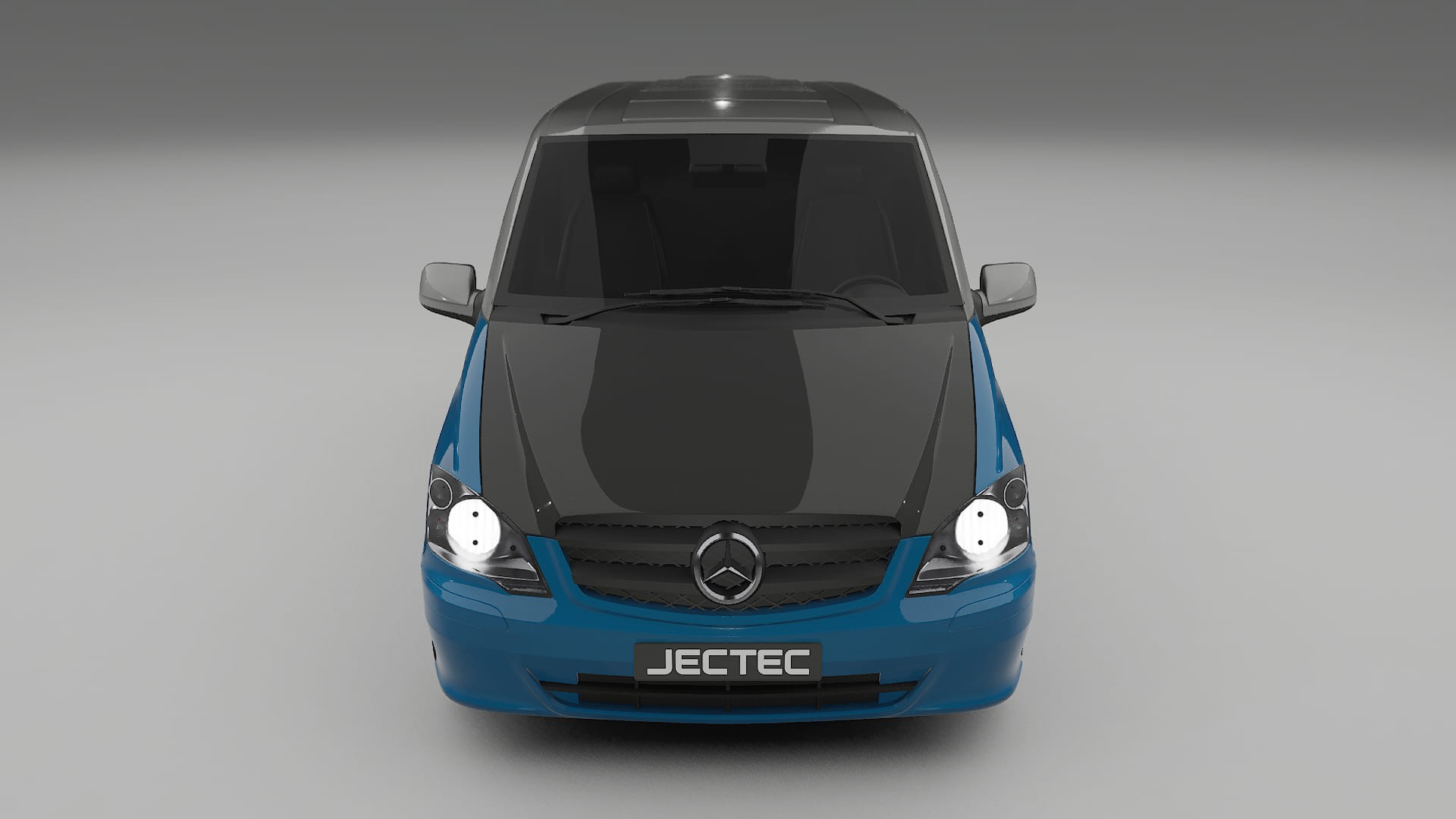 Mercedes Vito Short W639 facelift PPF | CrystalGuard Frontset mit Carbon-Motorhaube