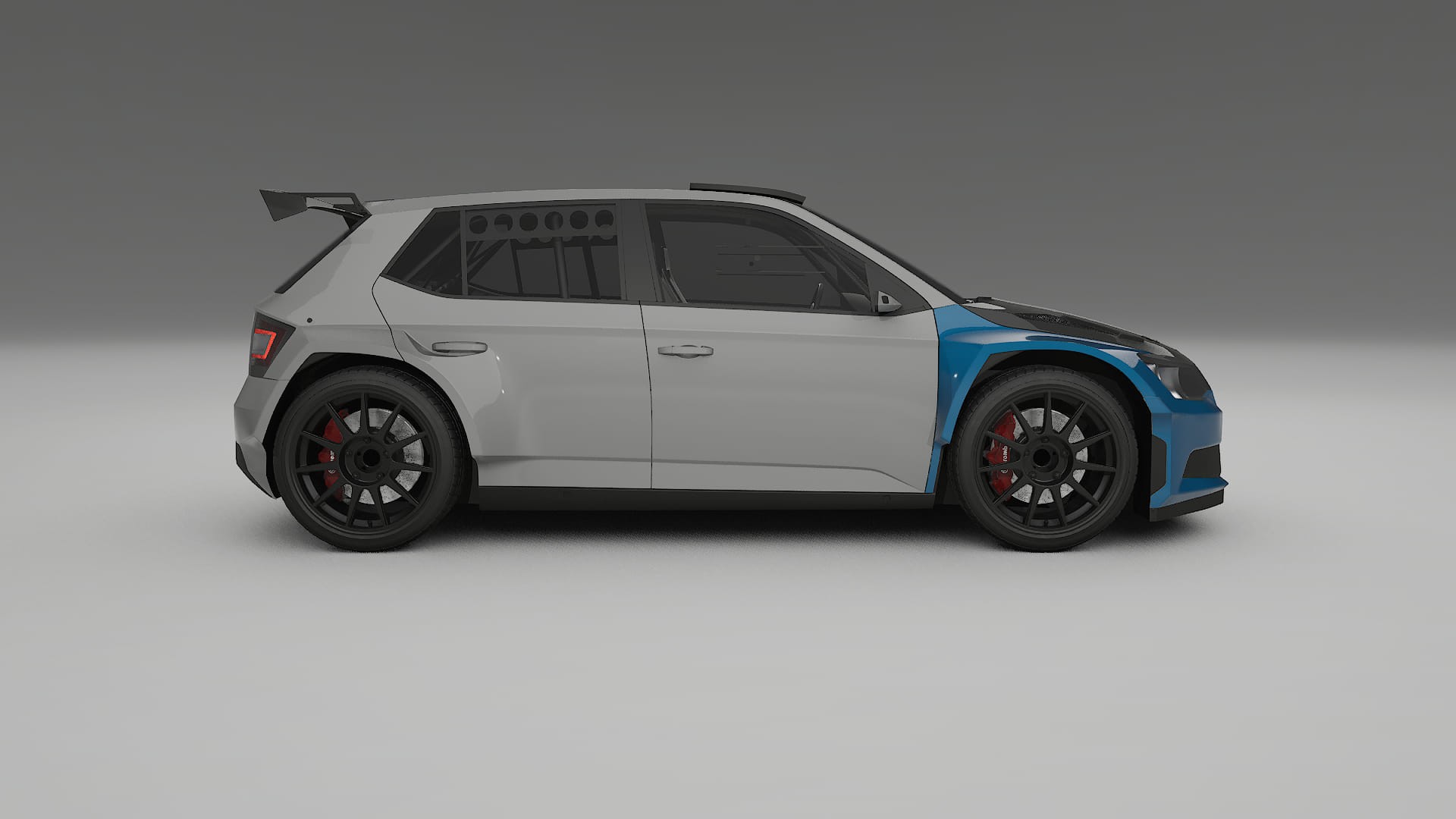 Å koda Fabia R5 6V PPF | CrystalGuard Frontset mit Carbon-Motorhaube