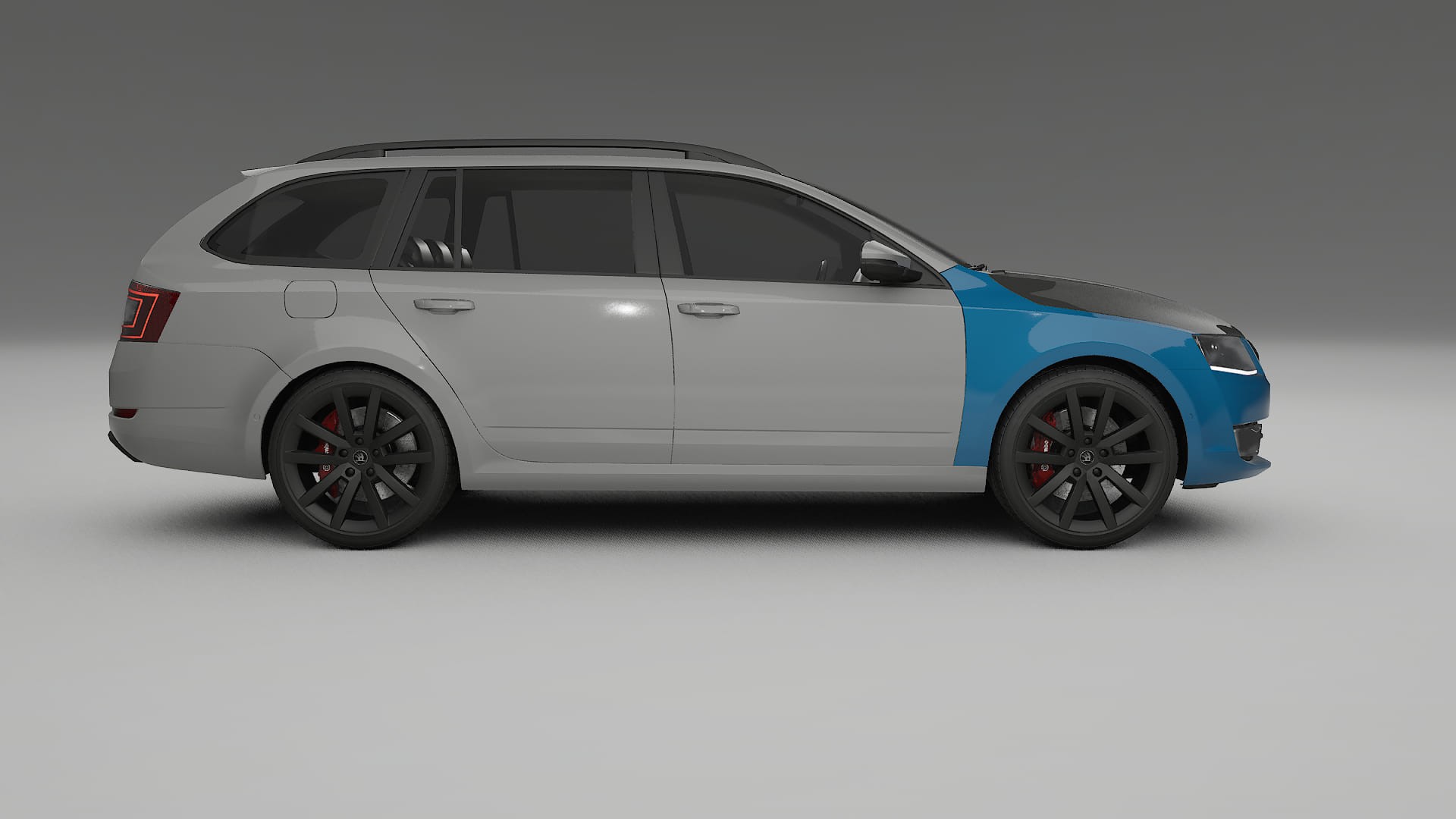 Å koda Octavia combi 5E PPF | CrystalGuard Frontset mit Carbon-Motorhaube