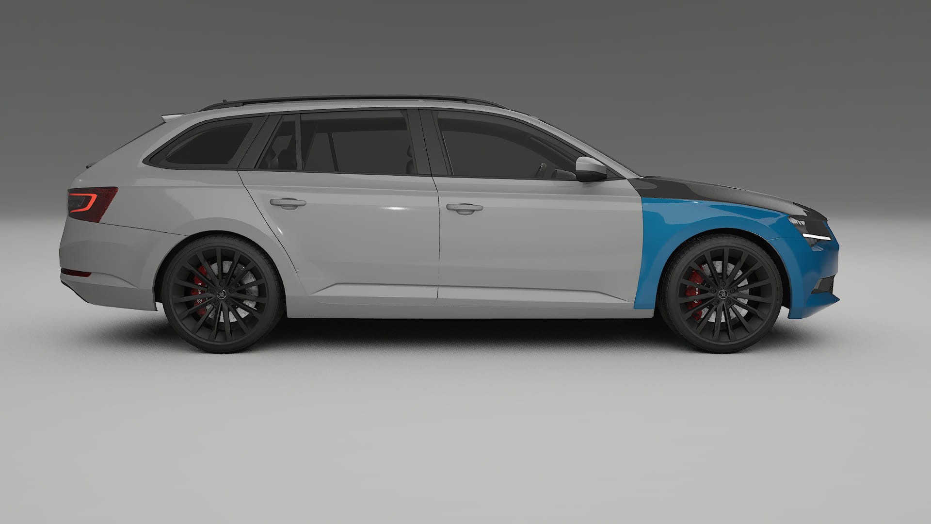 Å koda Superb B8 PPF | CrystalGuard Frontset mit Carbon-Motorhaube
