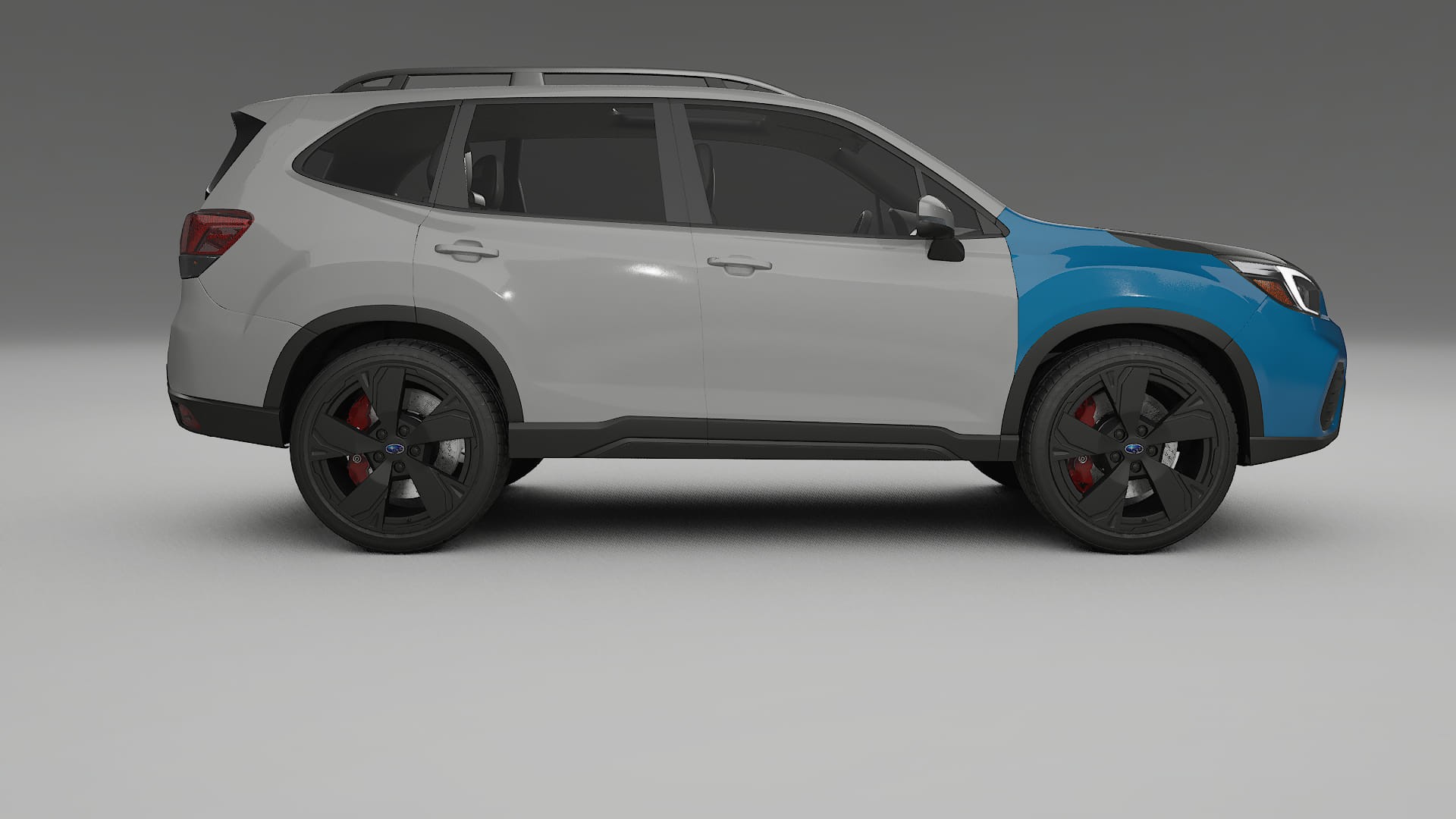 Subaru Forester V SK prefacelift PPF | CrystalGuard Frontset mit Carbon-Motorhaube